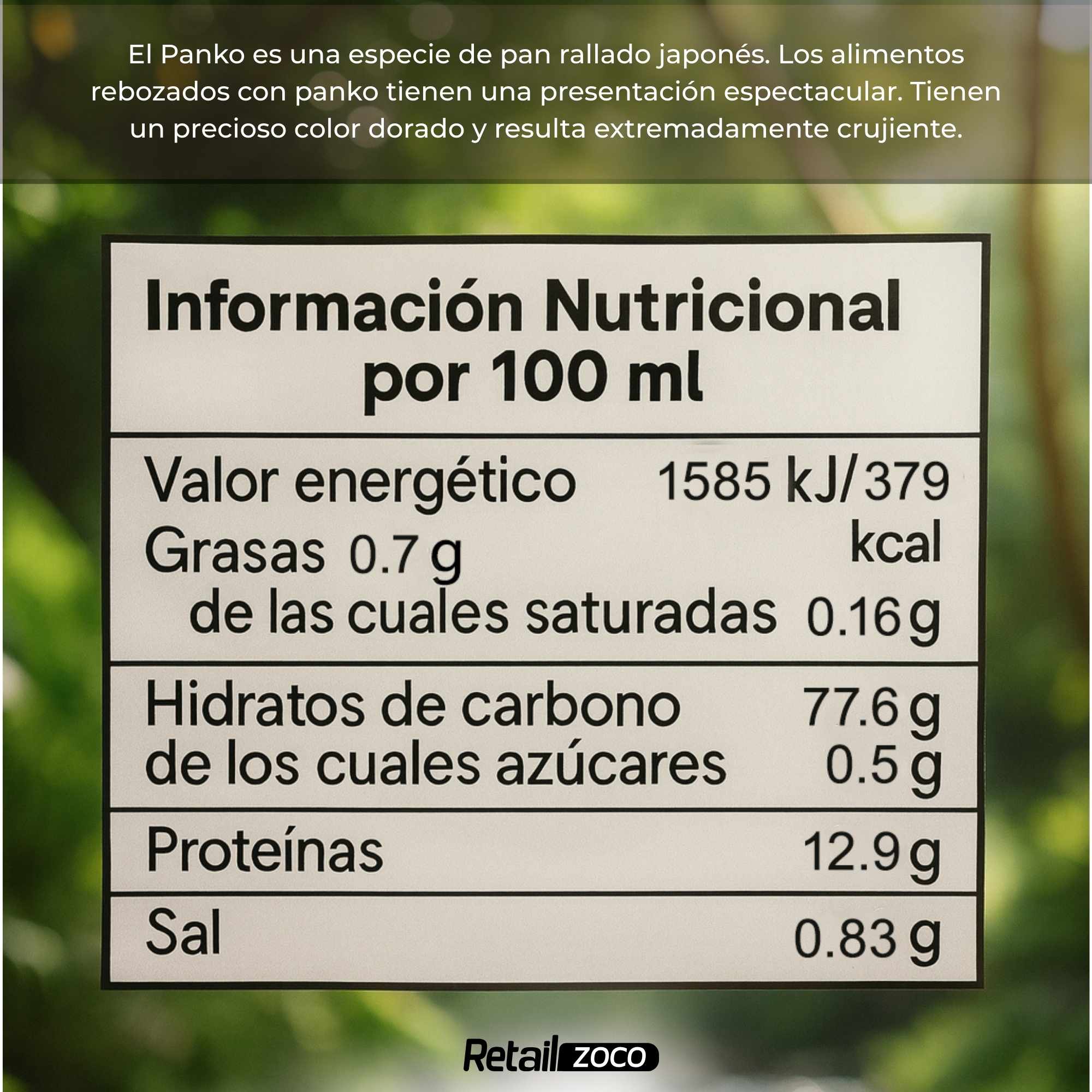 Panko Pan rallado 1 Kg - imagen 4