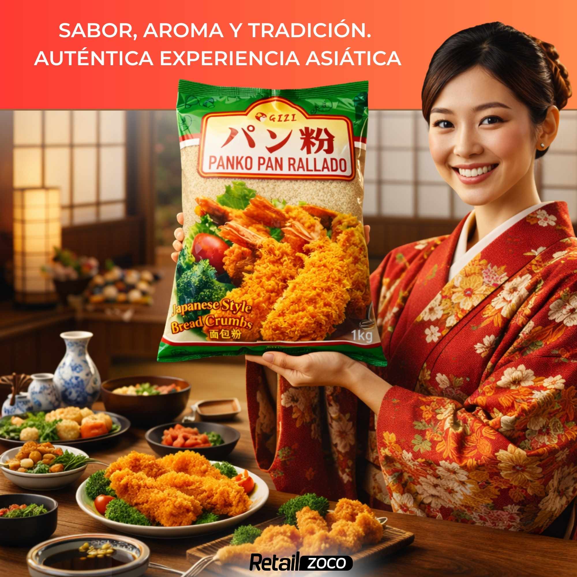 Panko Pan rallado 1 Kg - imagen 5