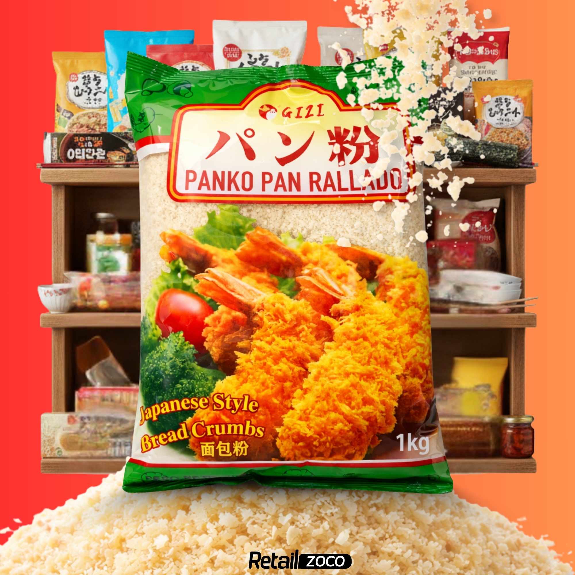 Panko Pan rallado 1 Kg - imagen 6