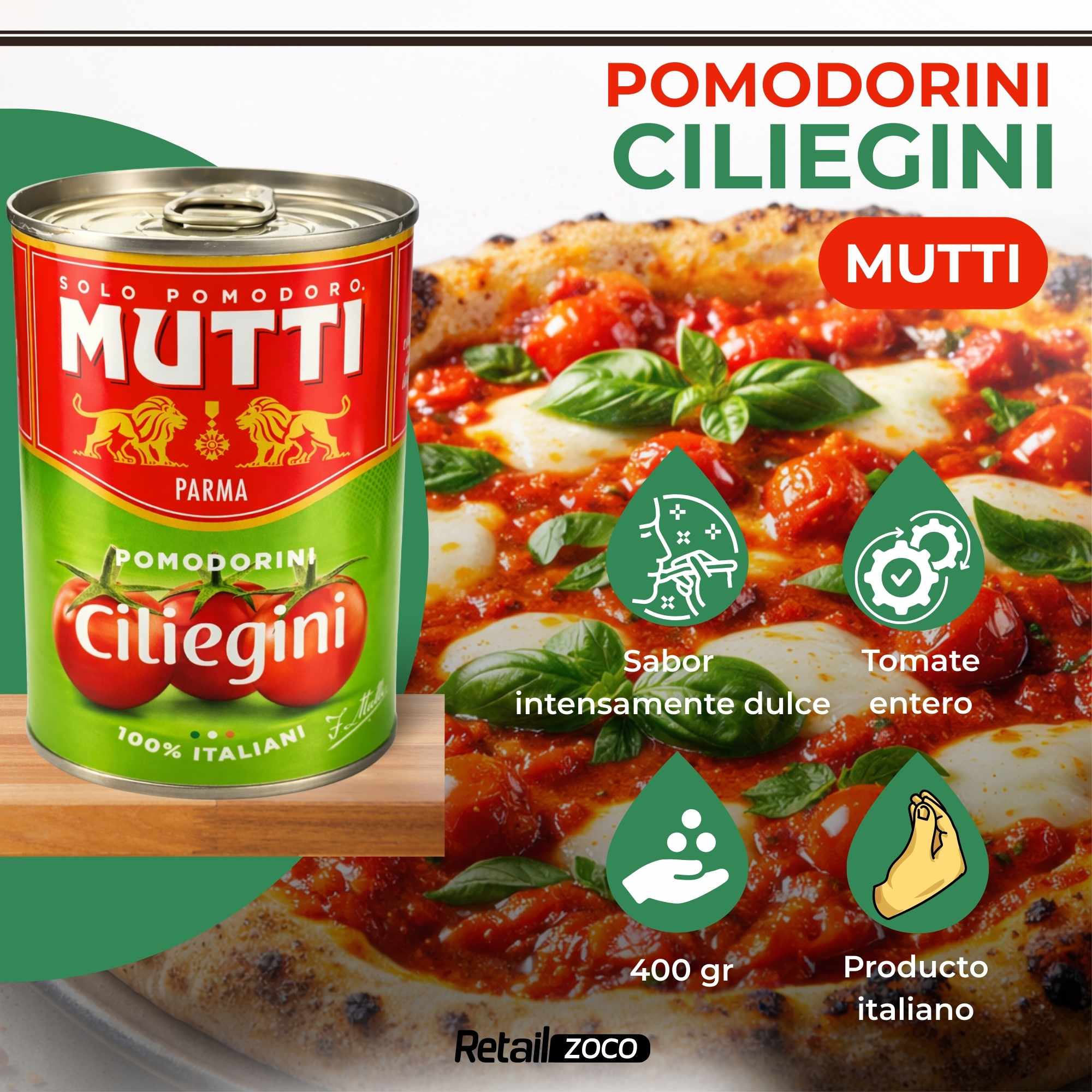Tomate Pomodorini Ciliegini Cherry 400g - imagen 2