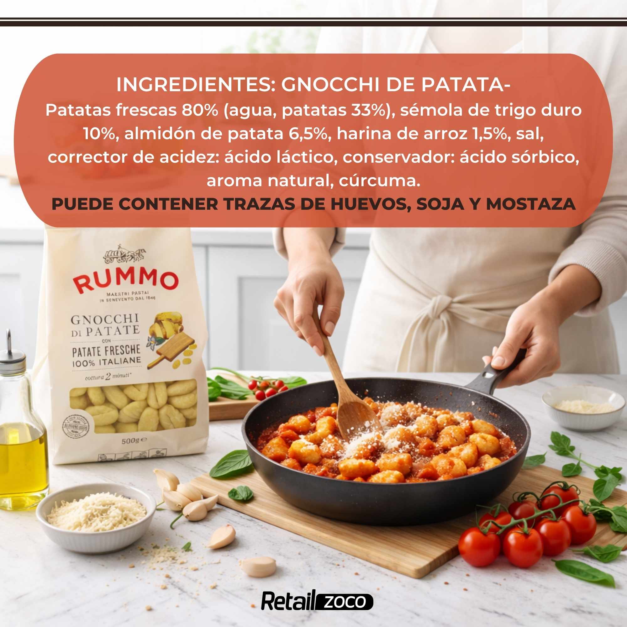 Gnocchi Rummo de Patatas 500 gr - imagen 5