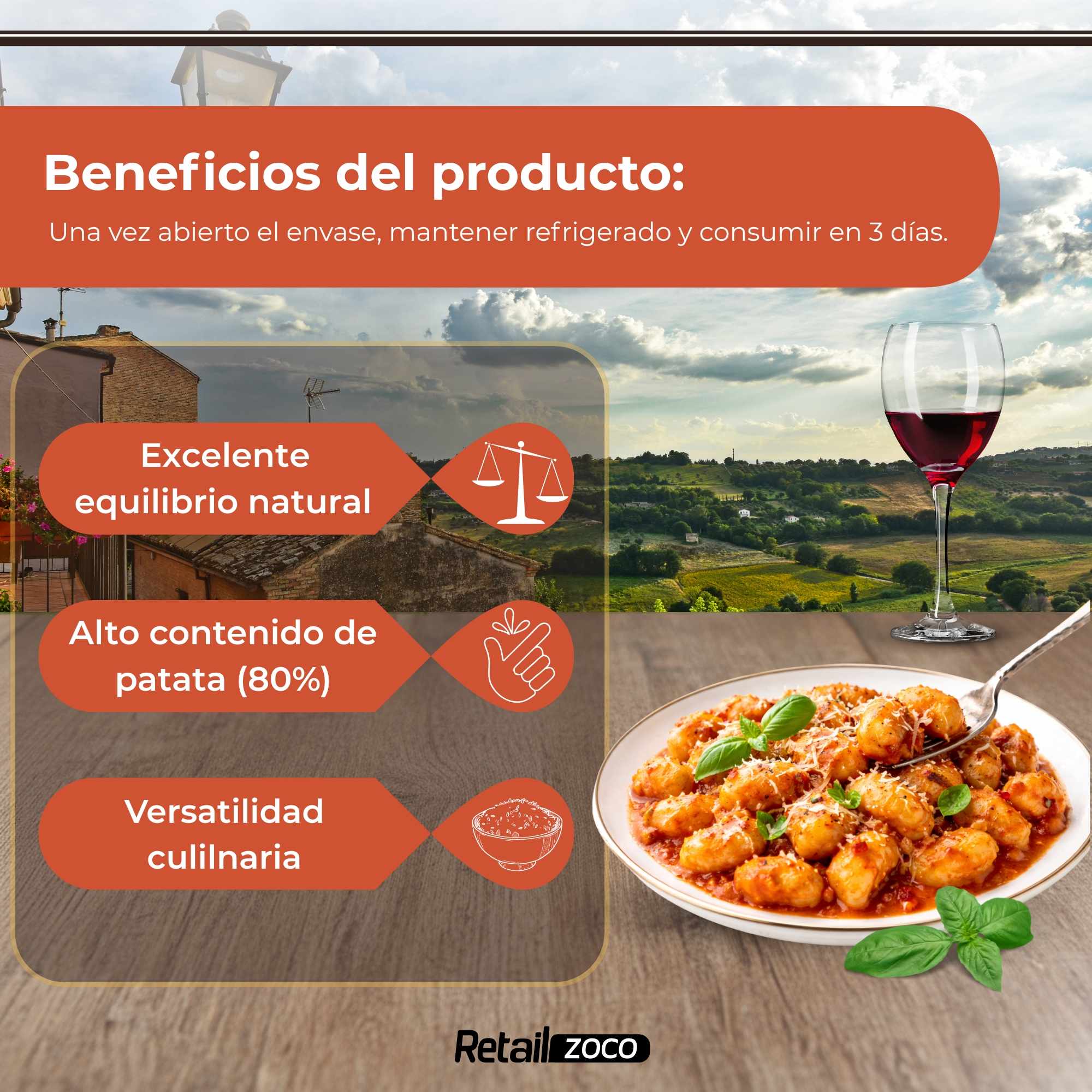 Gnocchi Rummo de Patatas 500 gr - imagen 3