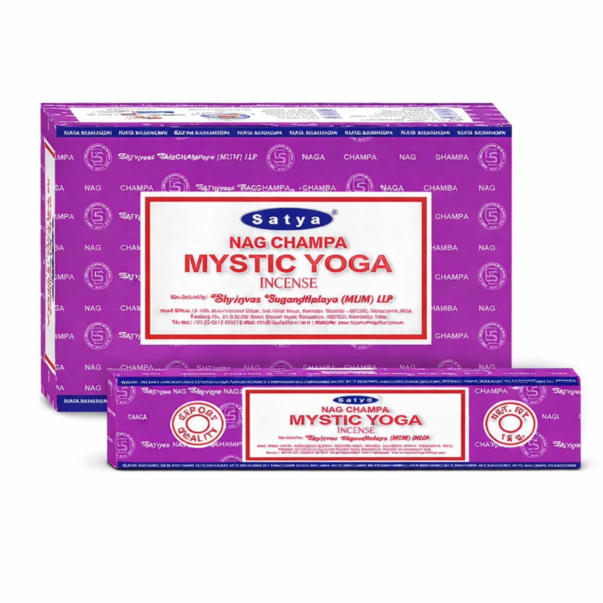 Incienso Nag Champa Mystic Yoga Varillas 15 gr