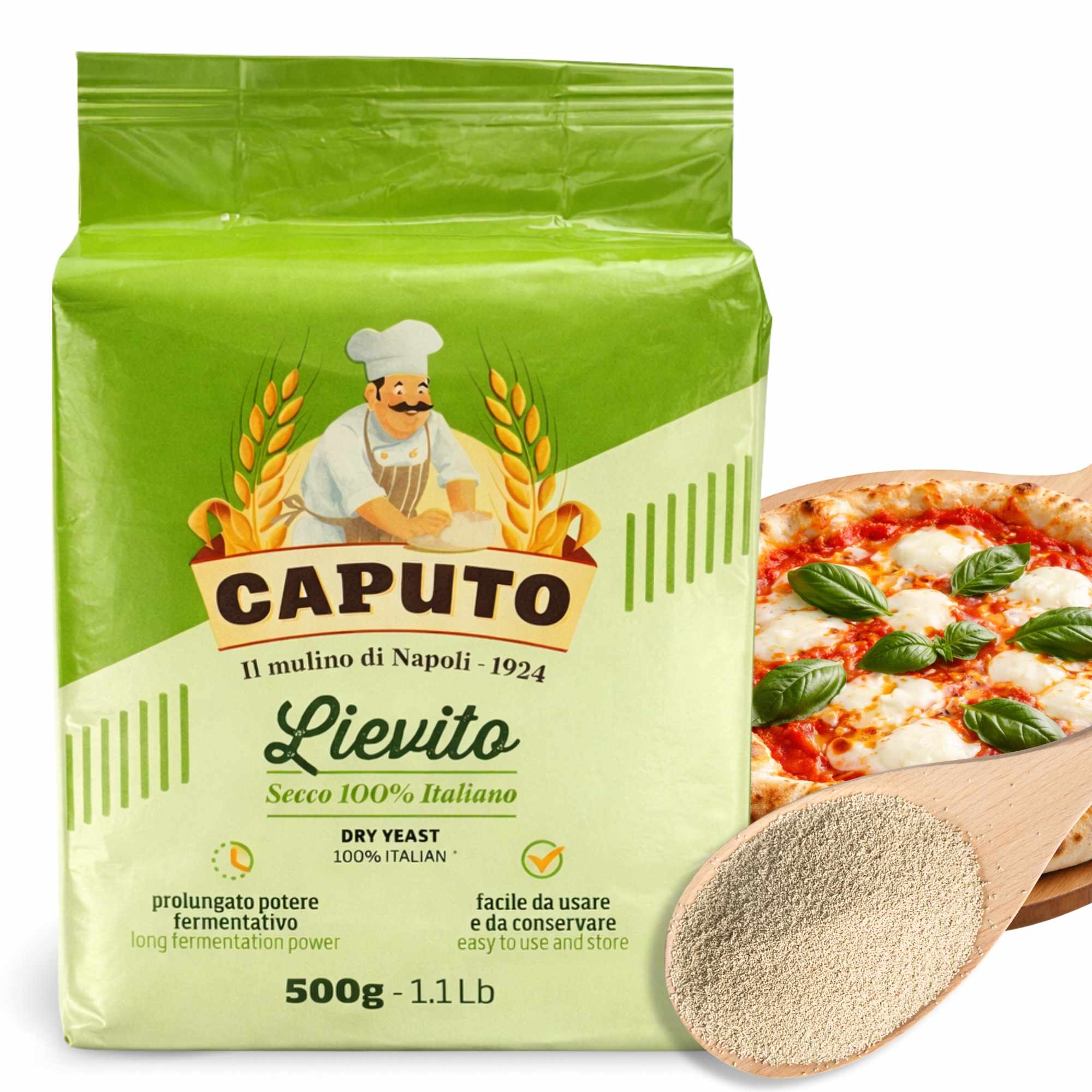 Levadura Italiana Seca 500g Caputo