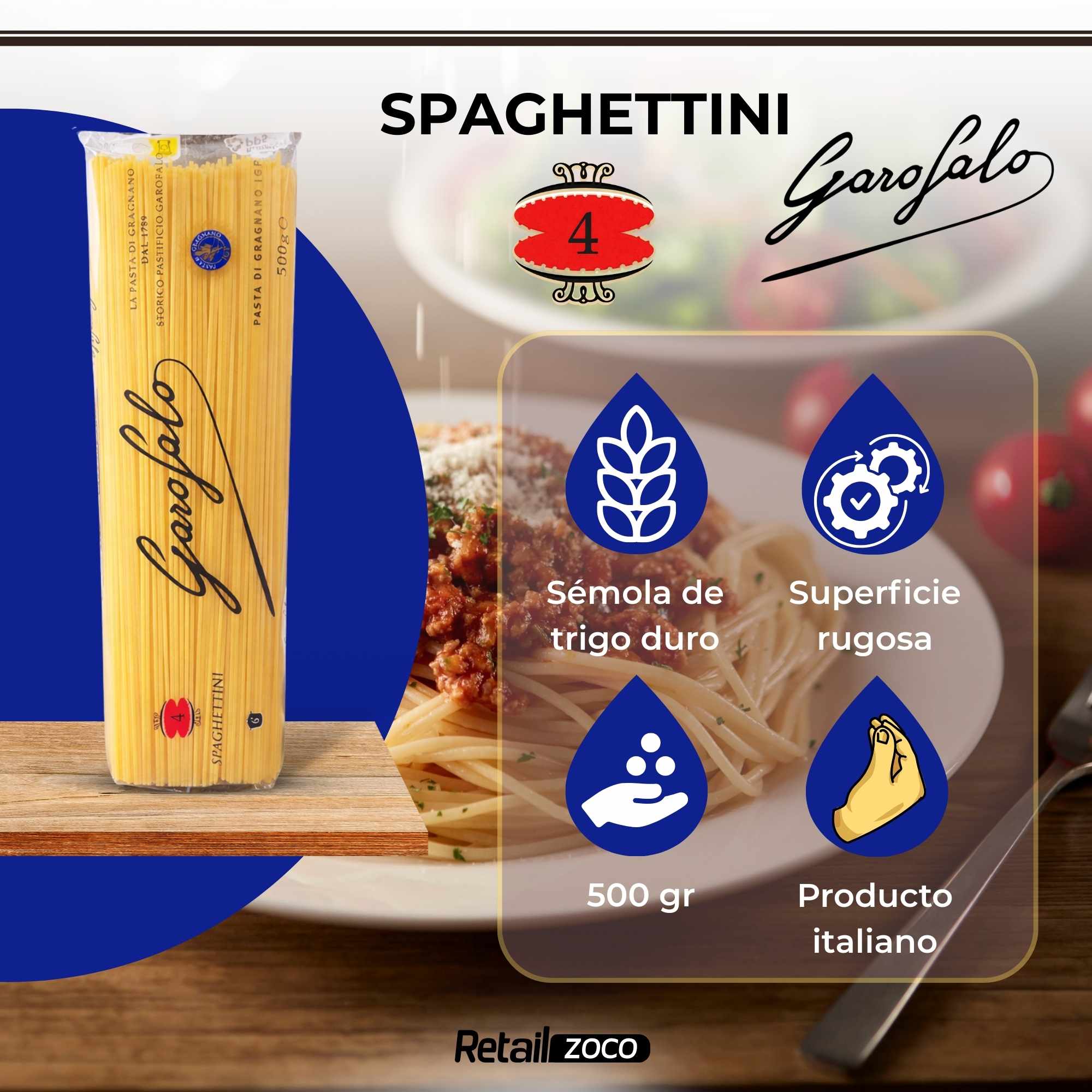 Spaghettini Garofalo de 500g - imagen 2