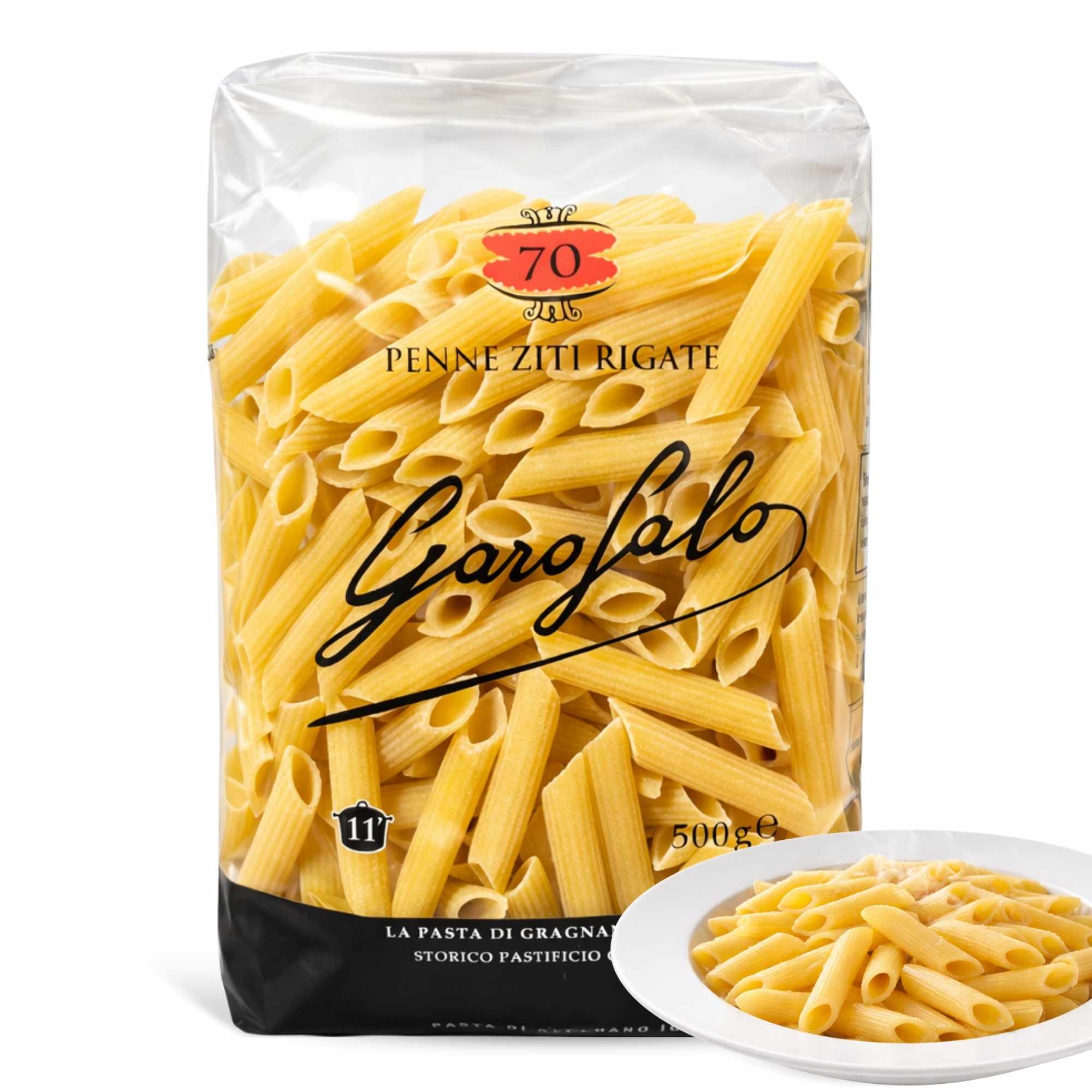 Pasta Garofalo Penne Rigate Nº70 de 500g