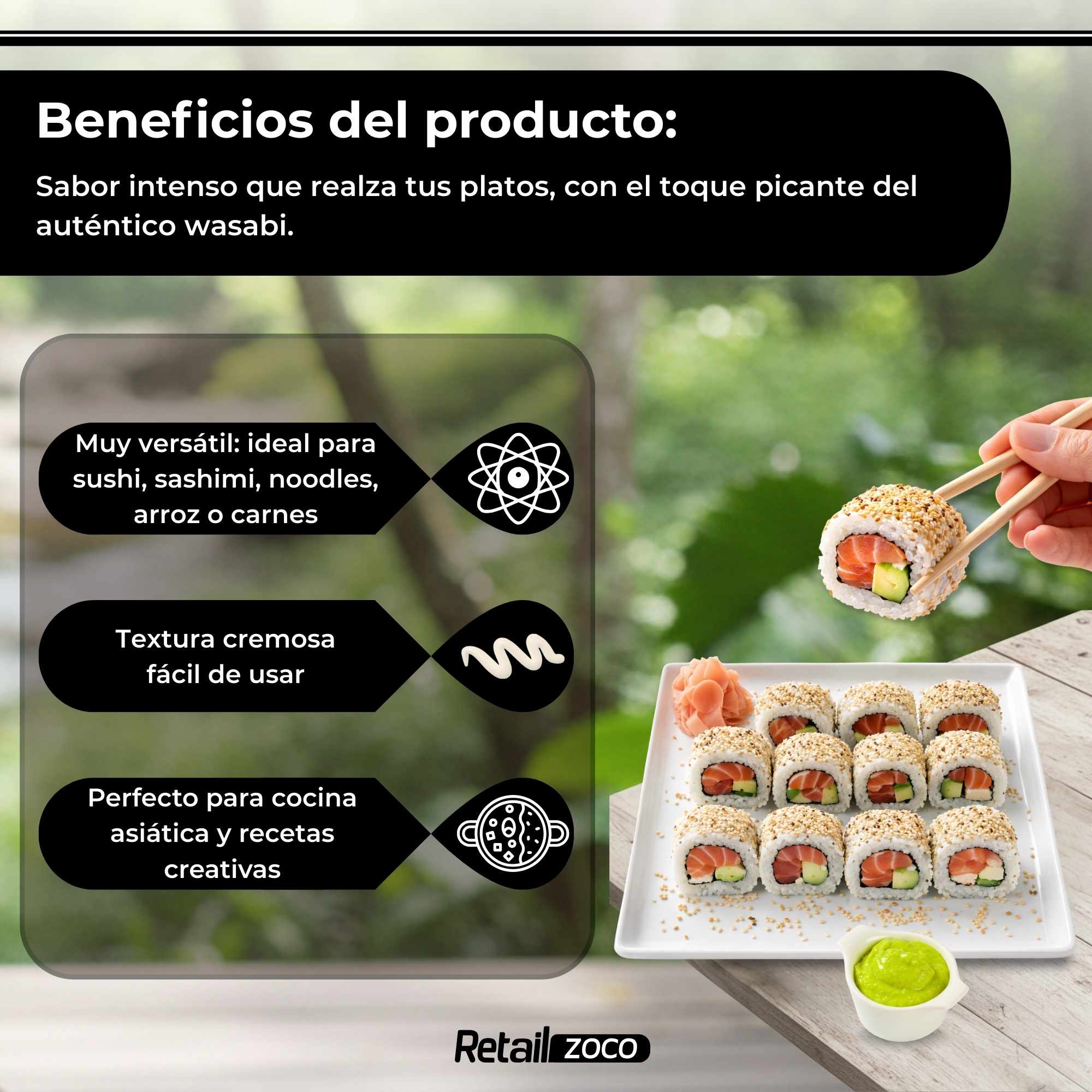 Wasabi en pasta formato tubo 43g - imagen 3