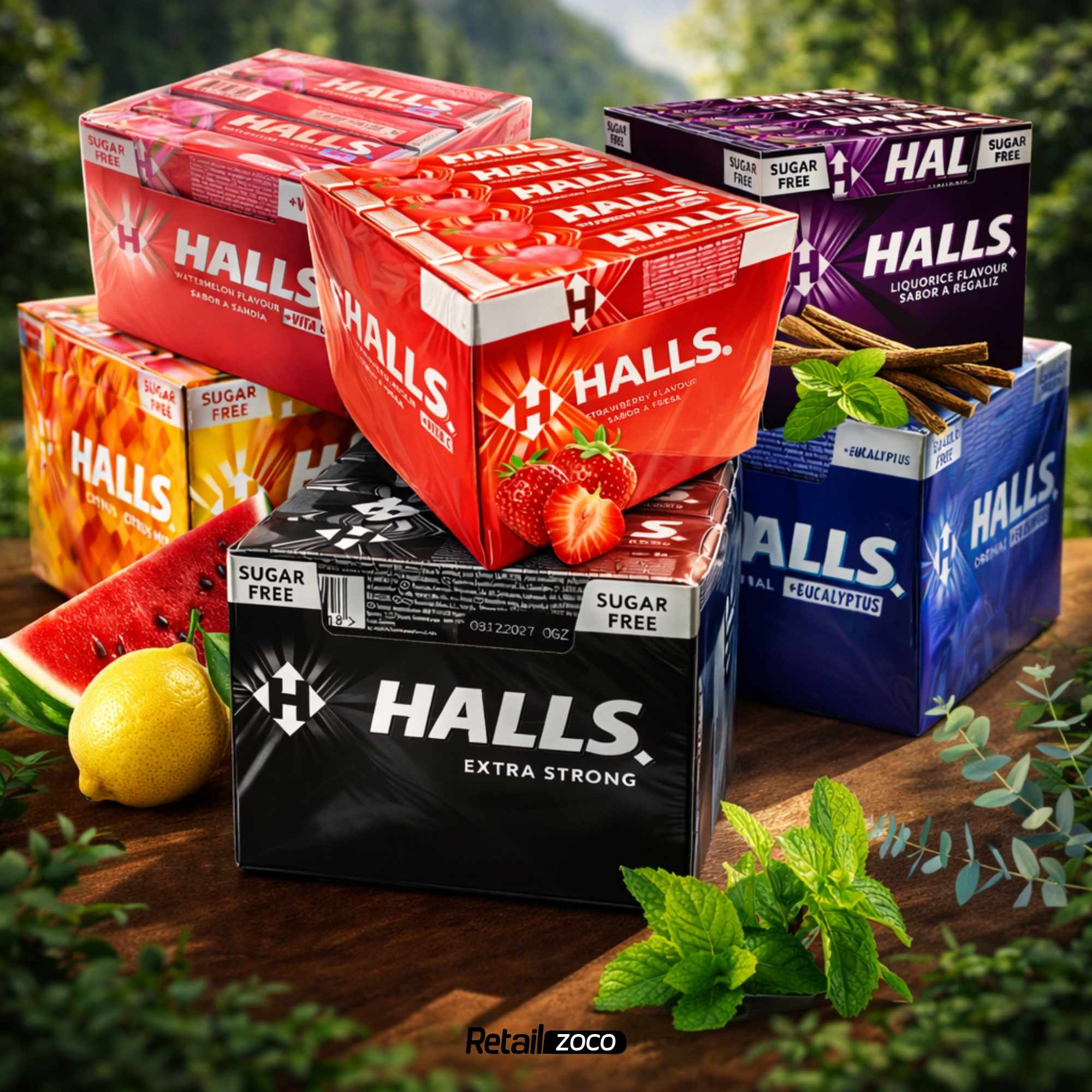 Halls Citrus Mix Sin Azúcar Caja de 20 Sticks de 32 g - imagen 6