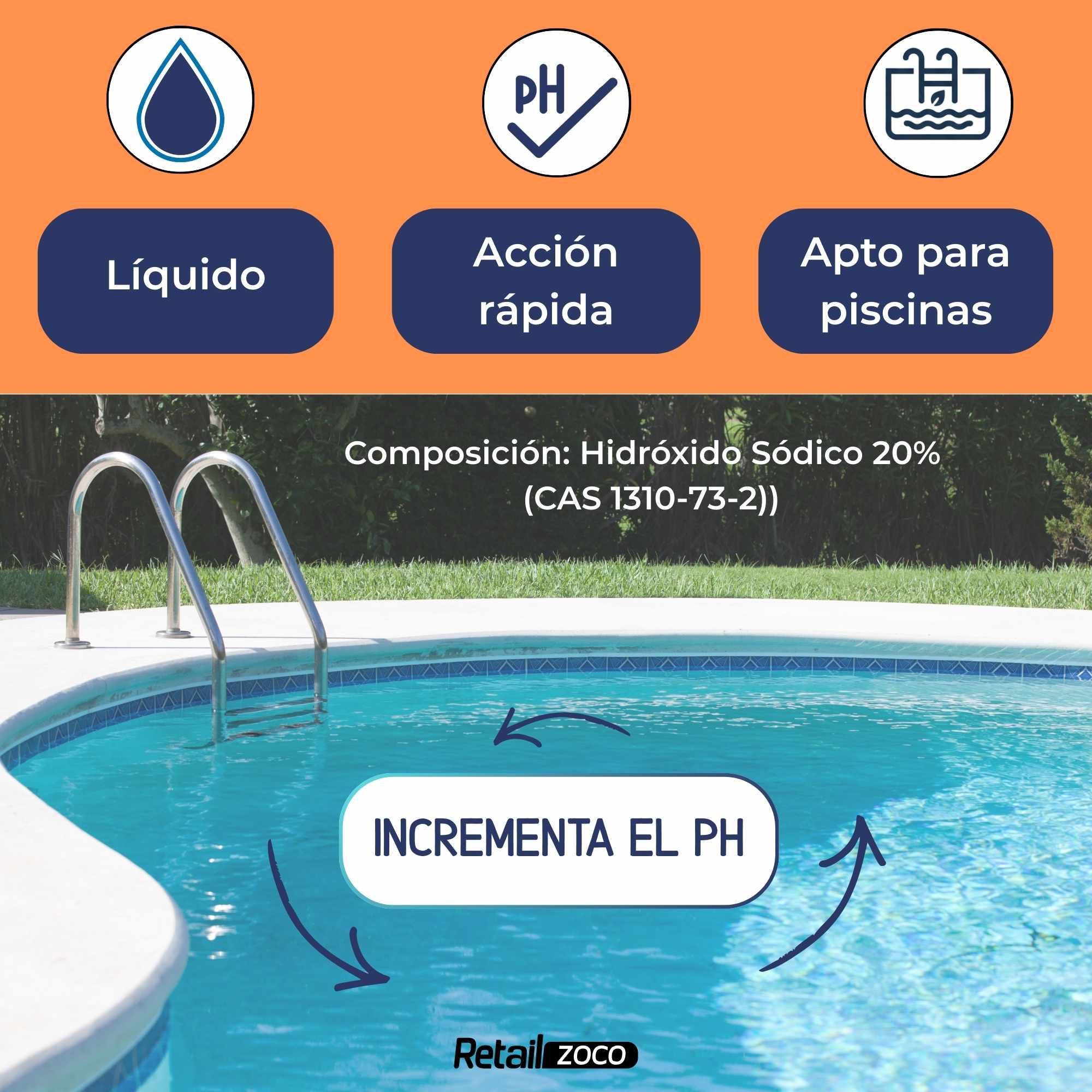 Incrementador pH Liquido 6 Litros - imagen 3