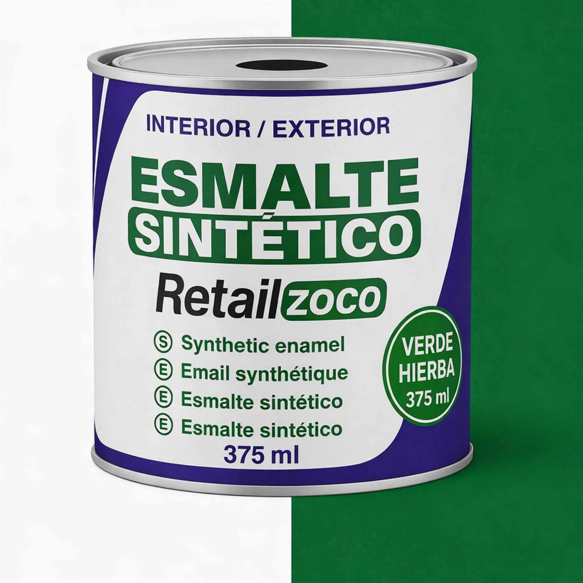 Esmalte sintetico Verde hierba 375 ml