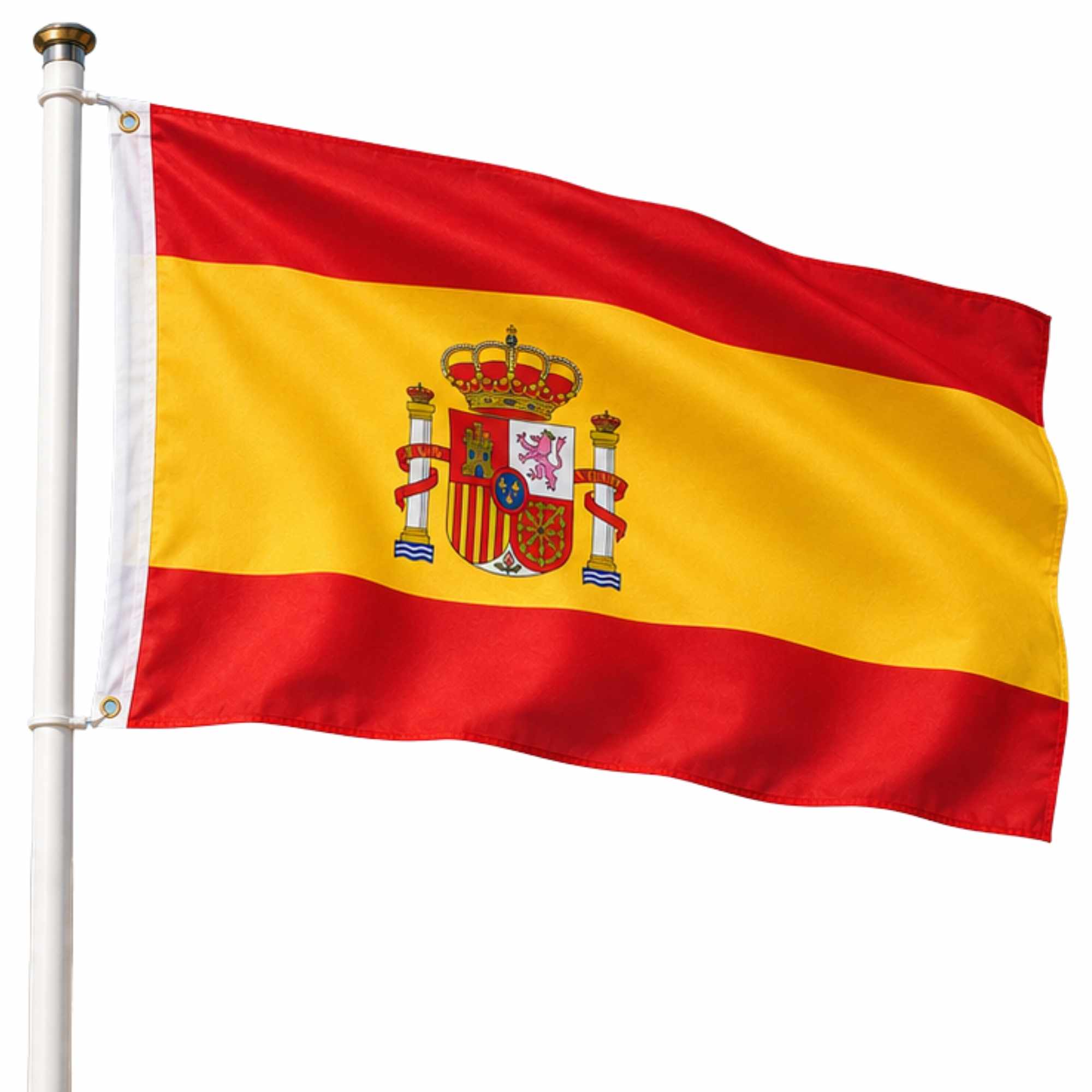 Bandera españa grande para Exterior 90x150cm con ojales