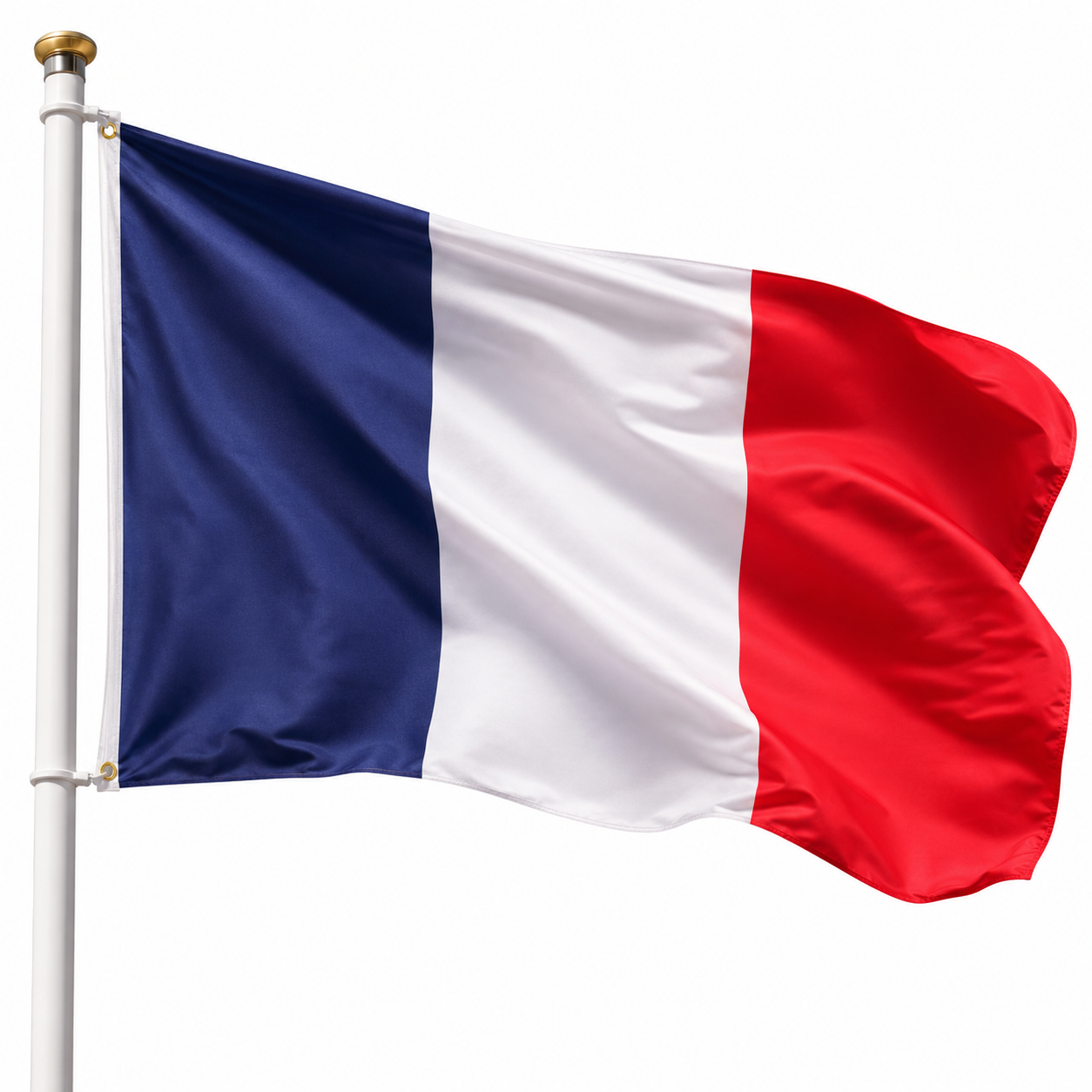 Bandera Francia grande para Exterior 90x150cm con ojales