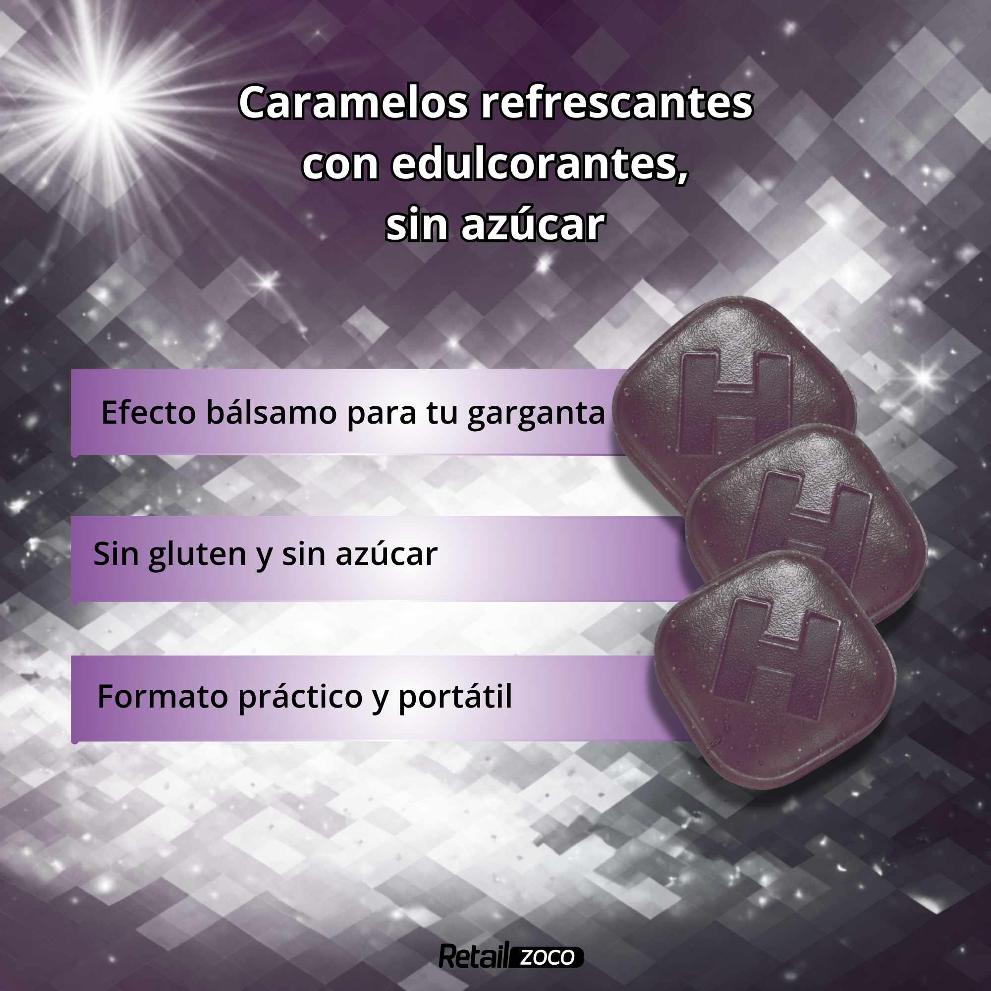 Halls original Sabor Regaliz Sin Azúcar Caja de 20 Sticks de 32 g - imagen 3