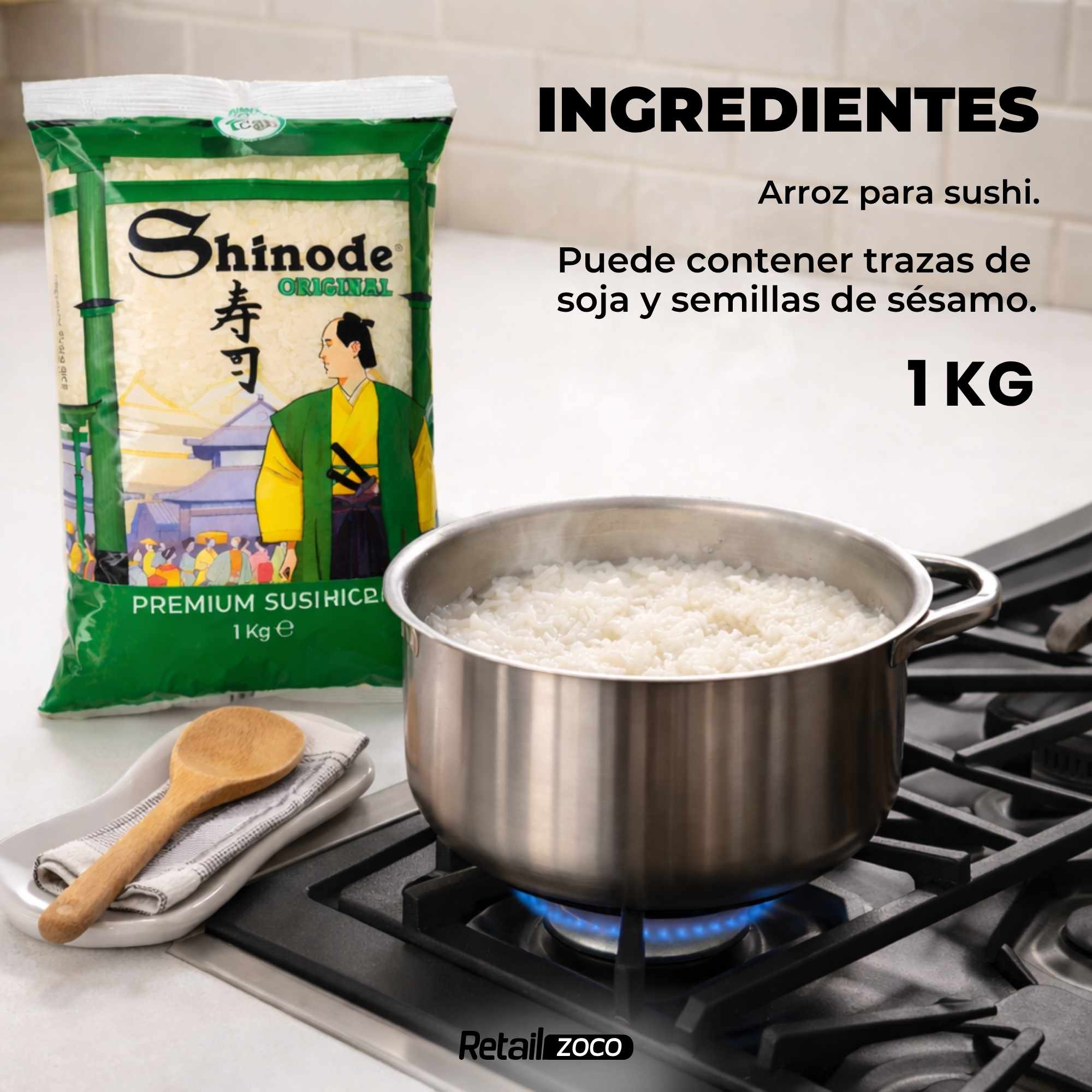 Arroz Sushi Shinode Premium 1 Kg - imagen 5
