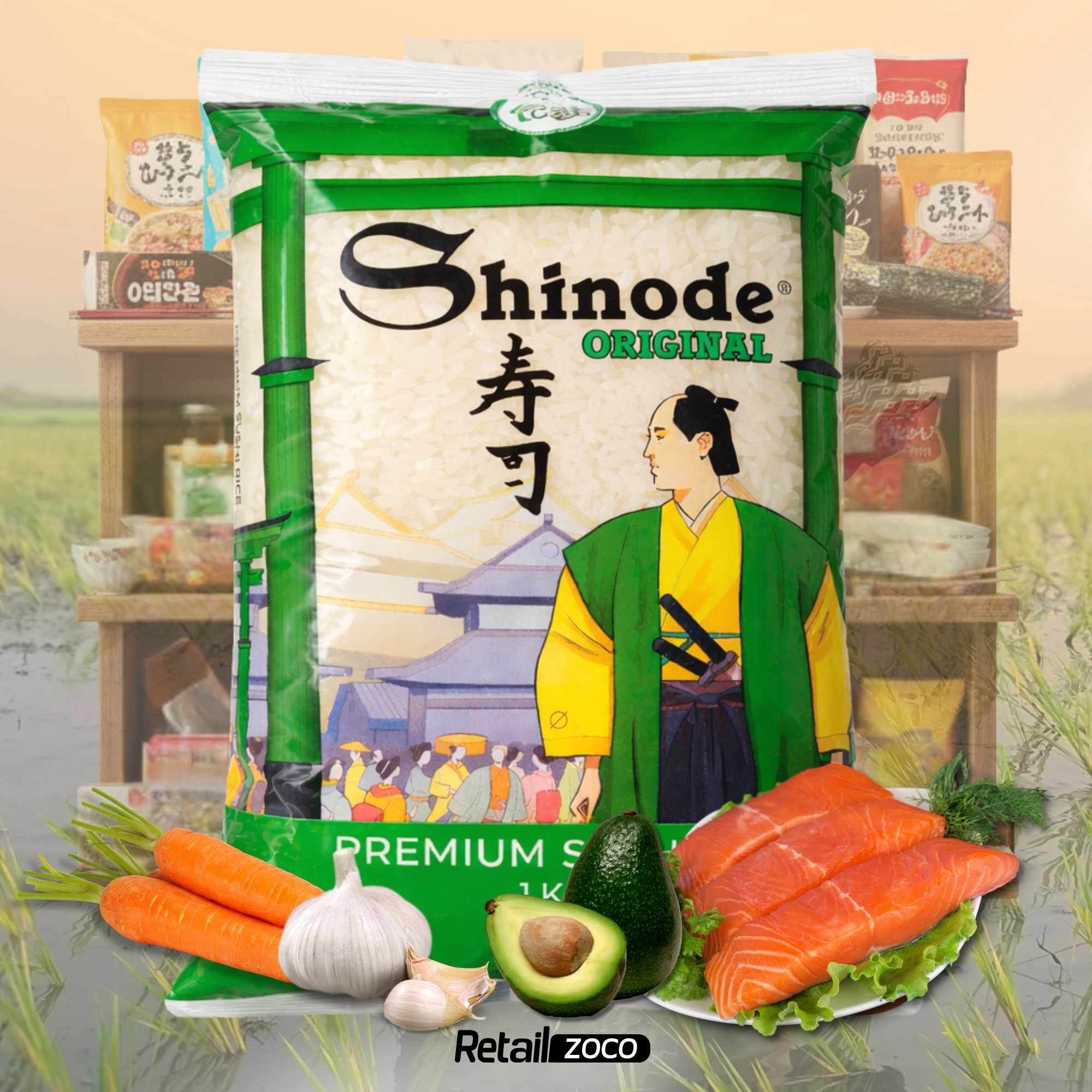 Arroz Sushi Shinode Premium 1 Kg - imagen 6