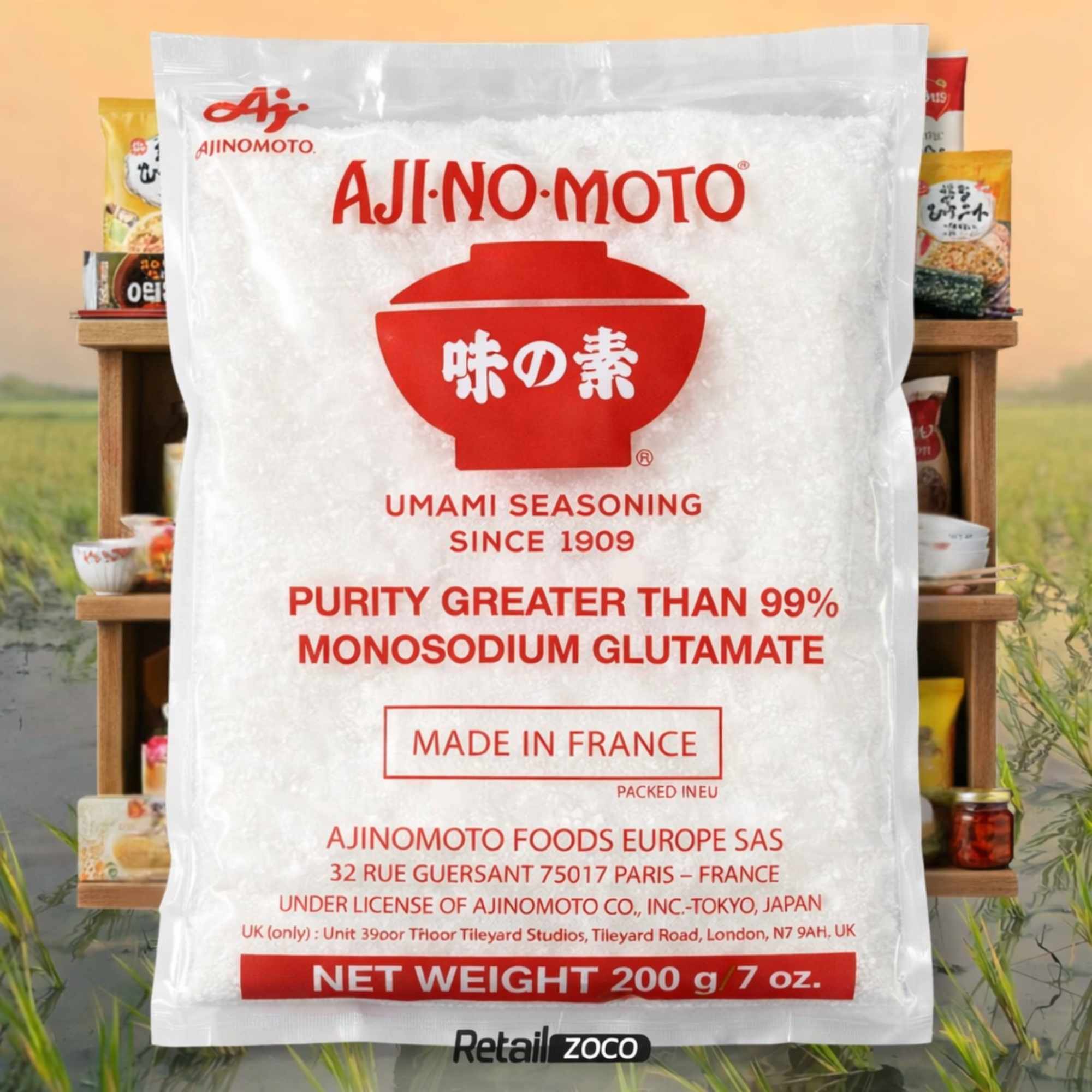 Aji No Moto Umami seasoning Glutamato 200 gr - imagen 6