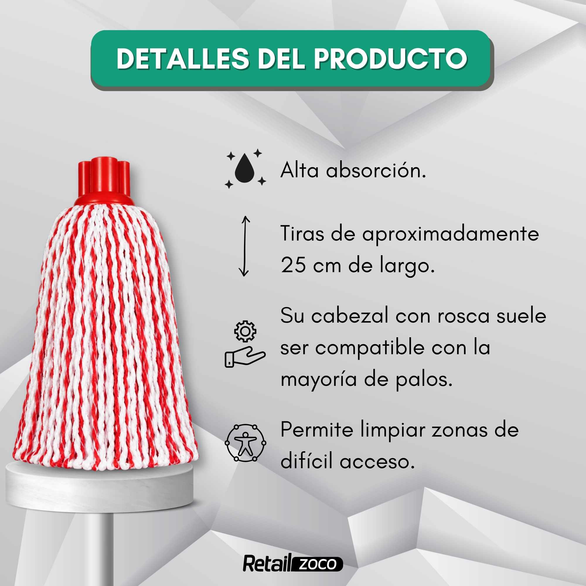 Fregonas de MicroFibras Pack 2 unidades - imagen 3