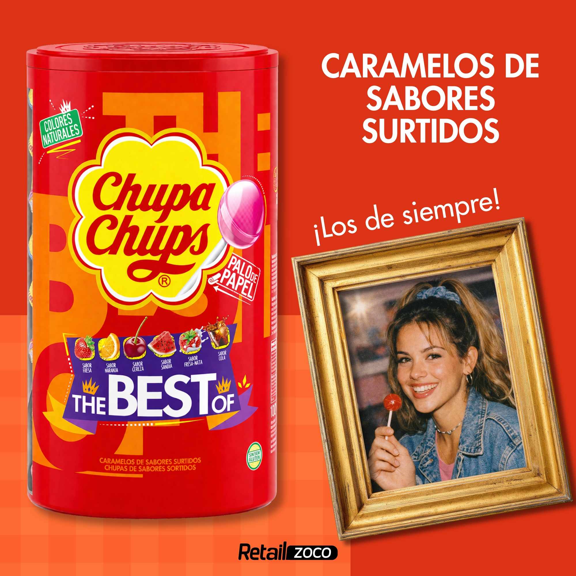 Chupa Chups Original Pack de 100 unidades surtido - imagen 2
