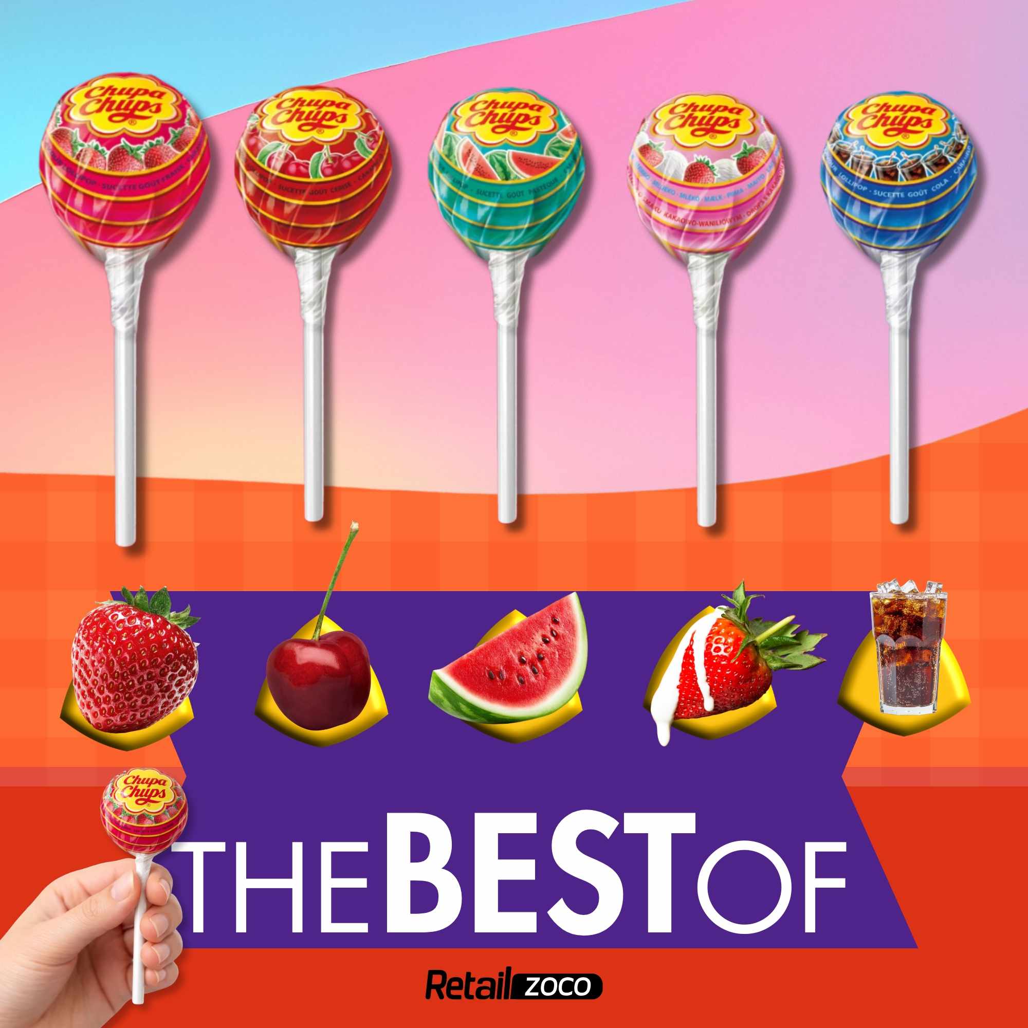 Chupa Chups Original Pack de 100 unidades surtido - imagen 3