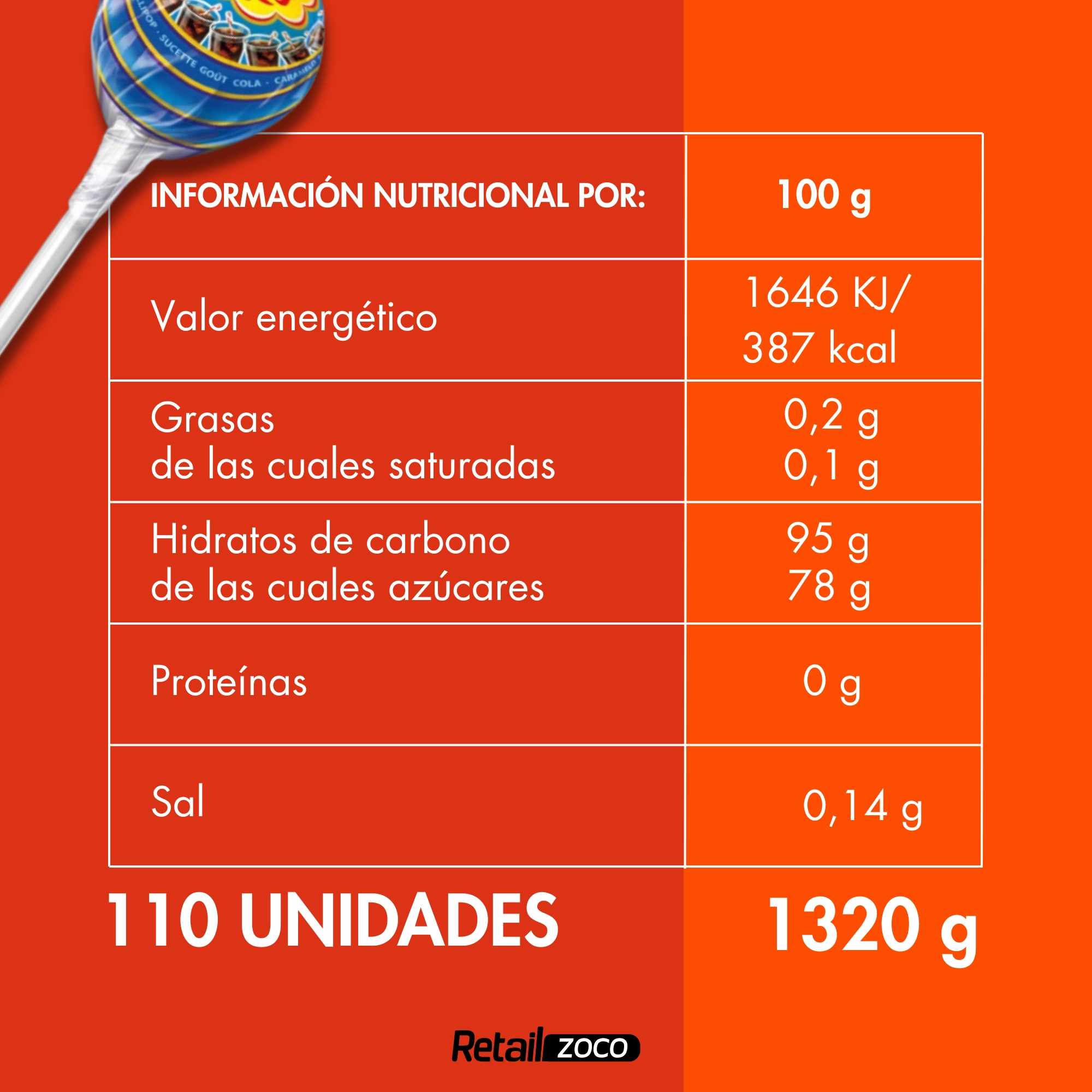 Chupa Chups Original Pack de 100 unidades surtido - imagen 5