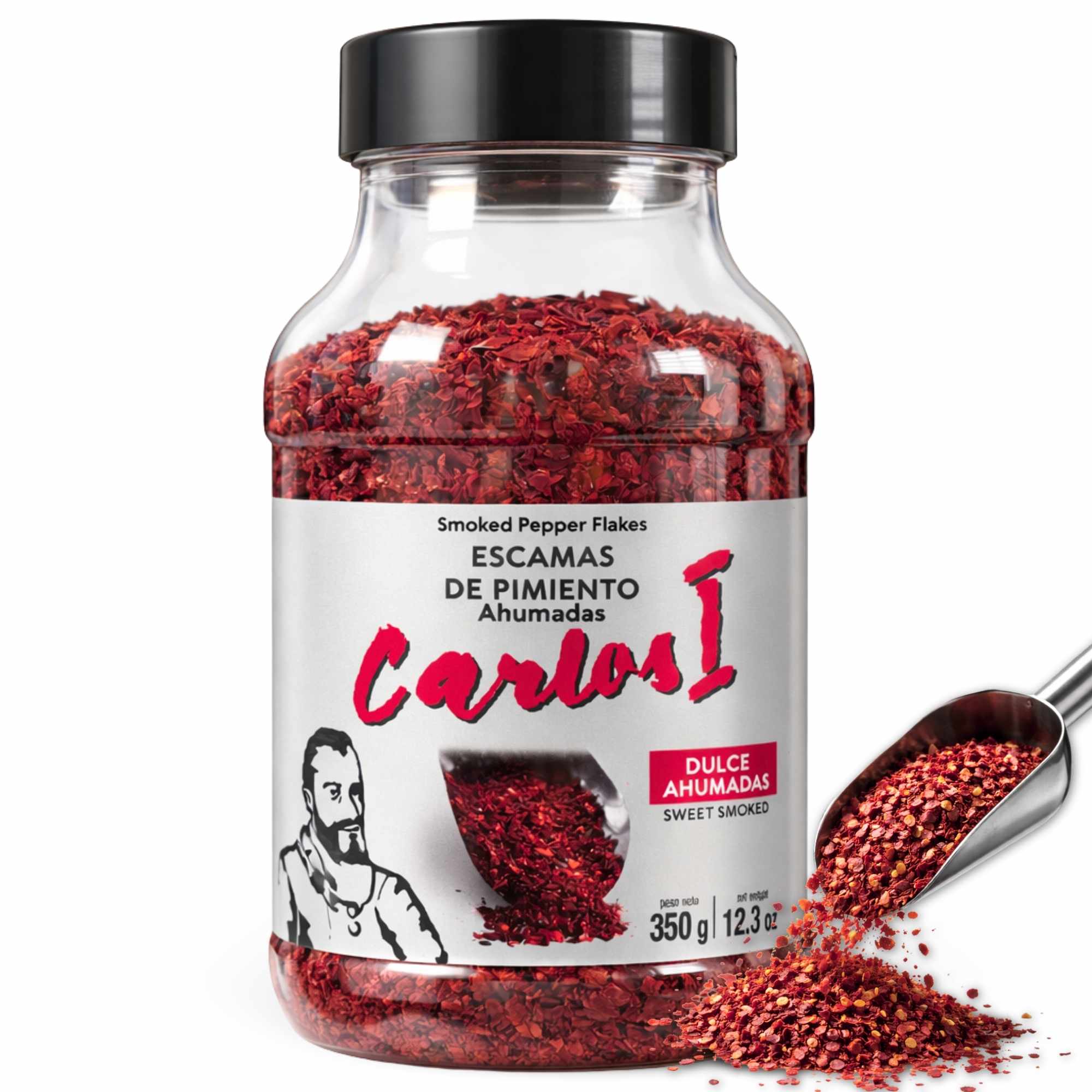 Escamas de pimiento ahumadas 350 gr Carlos I - imagen 1