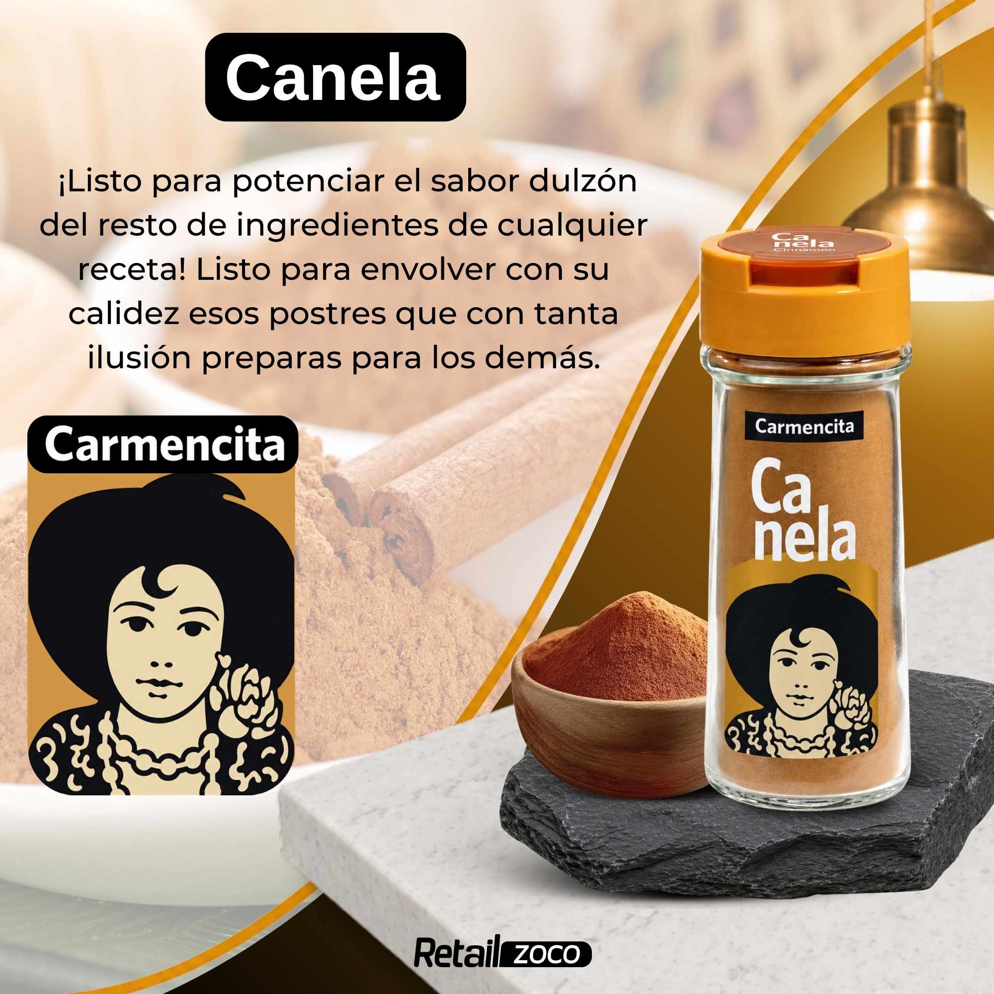 Canela Molida Carmencita sin gluten 43 g - imagen 2