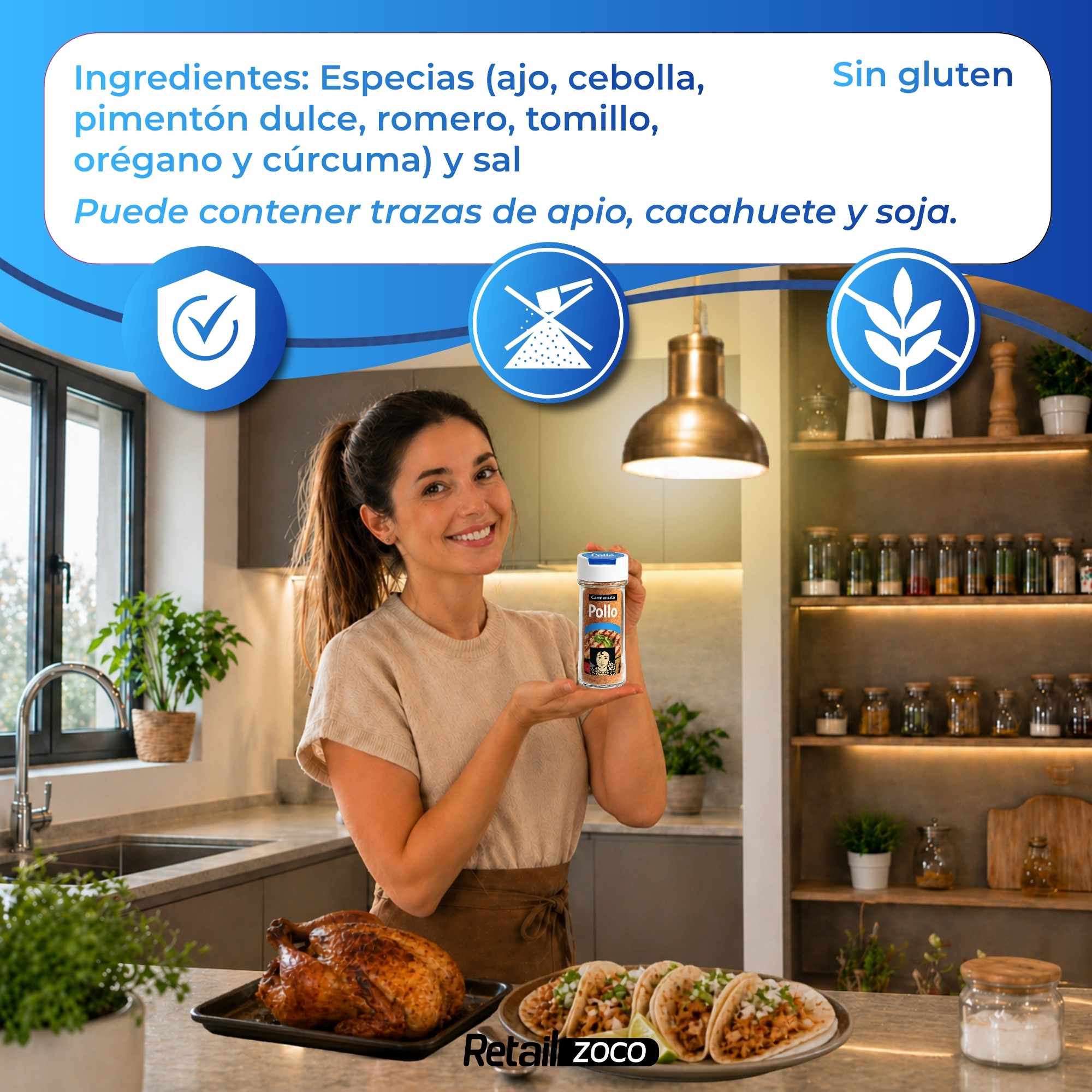 Sazonador Pollo Carmencita 70 g - imagen 4