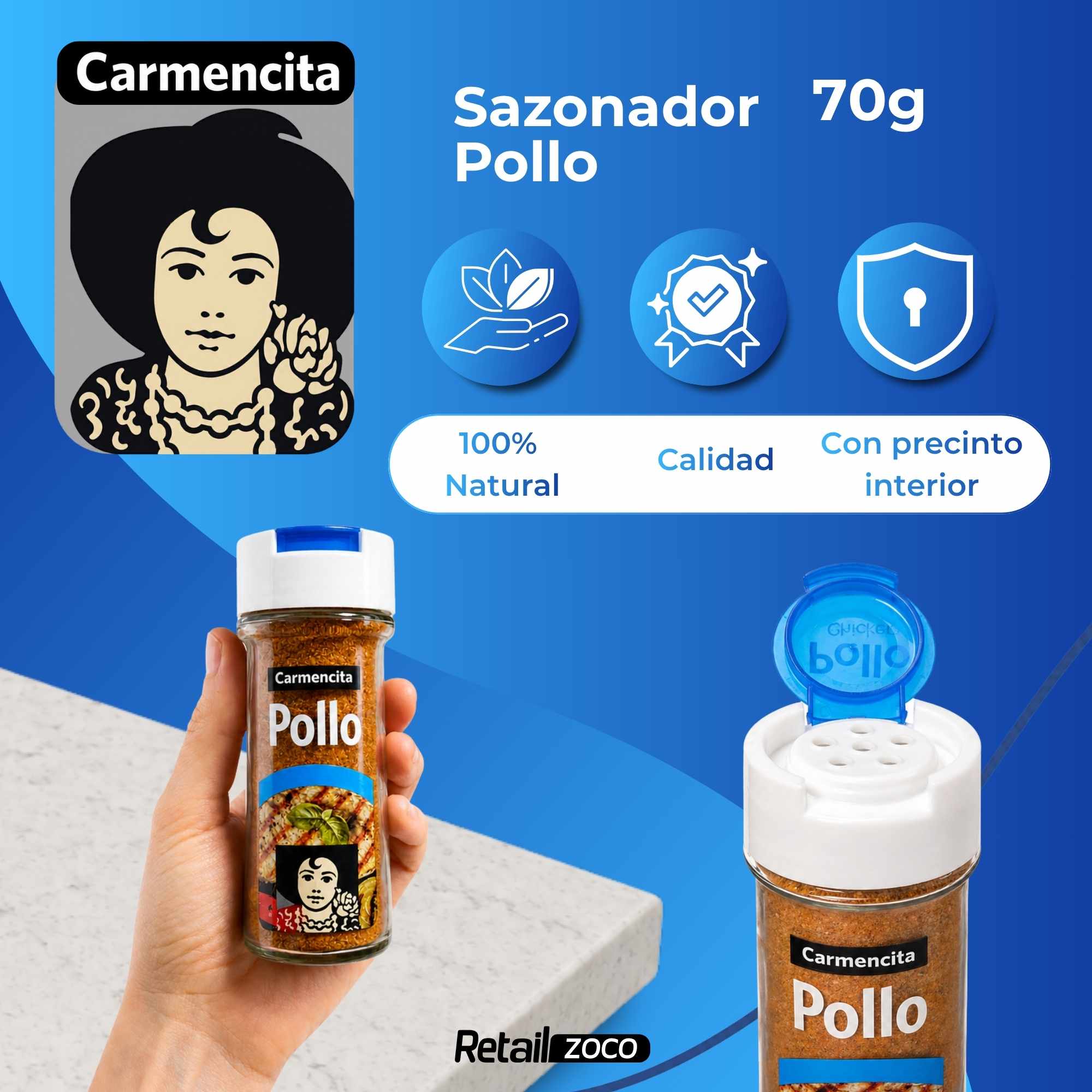 Sazonador Pollo Carmencita 70 g - imagen 7