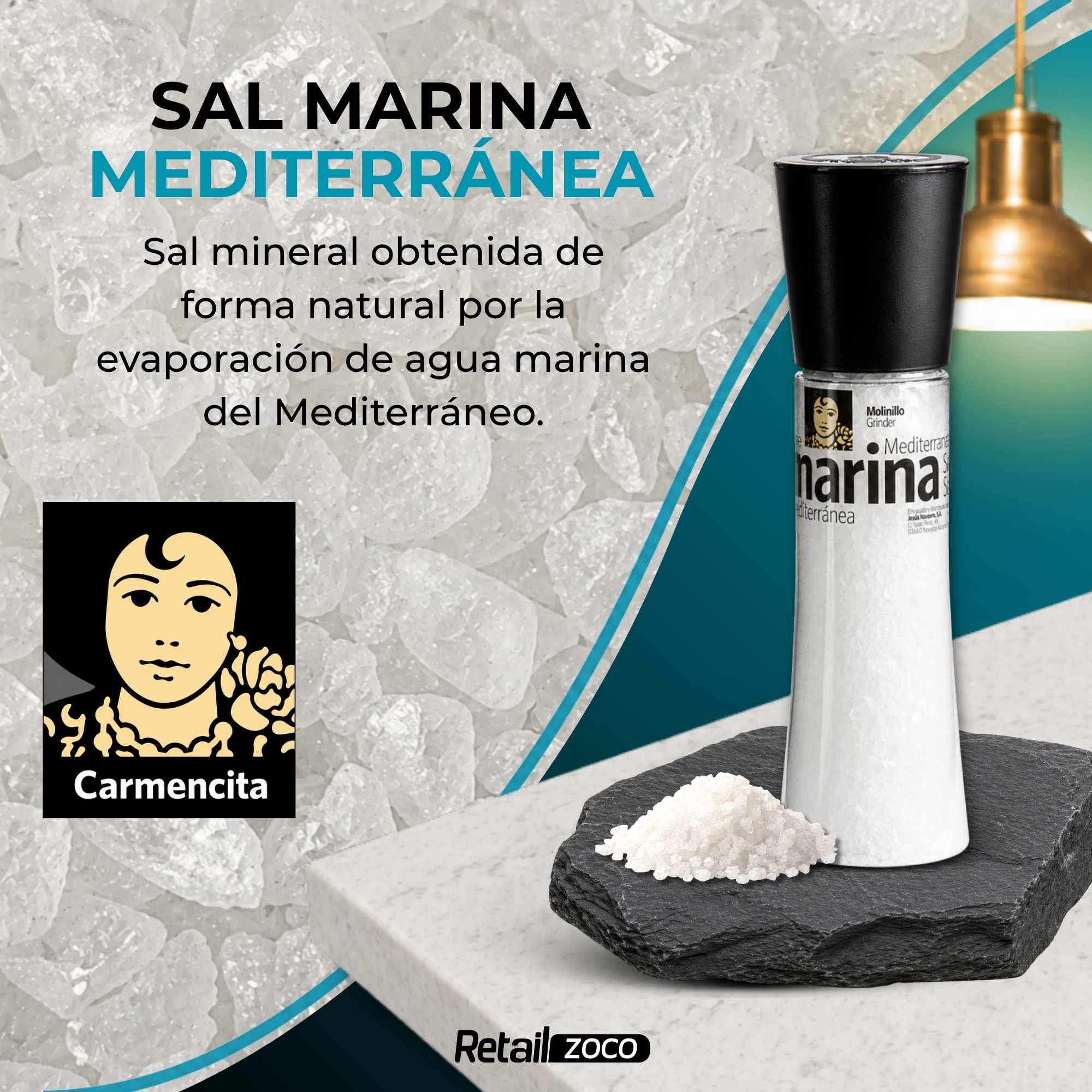 Sal Marina Mediterránea Carmencita 360 g - imagen 2