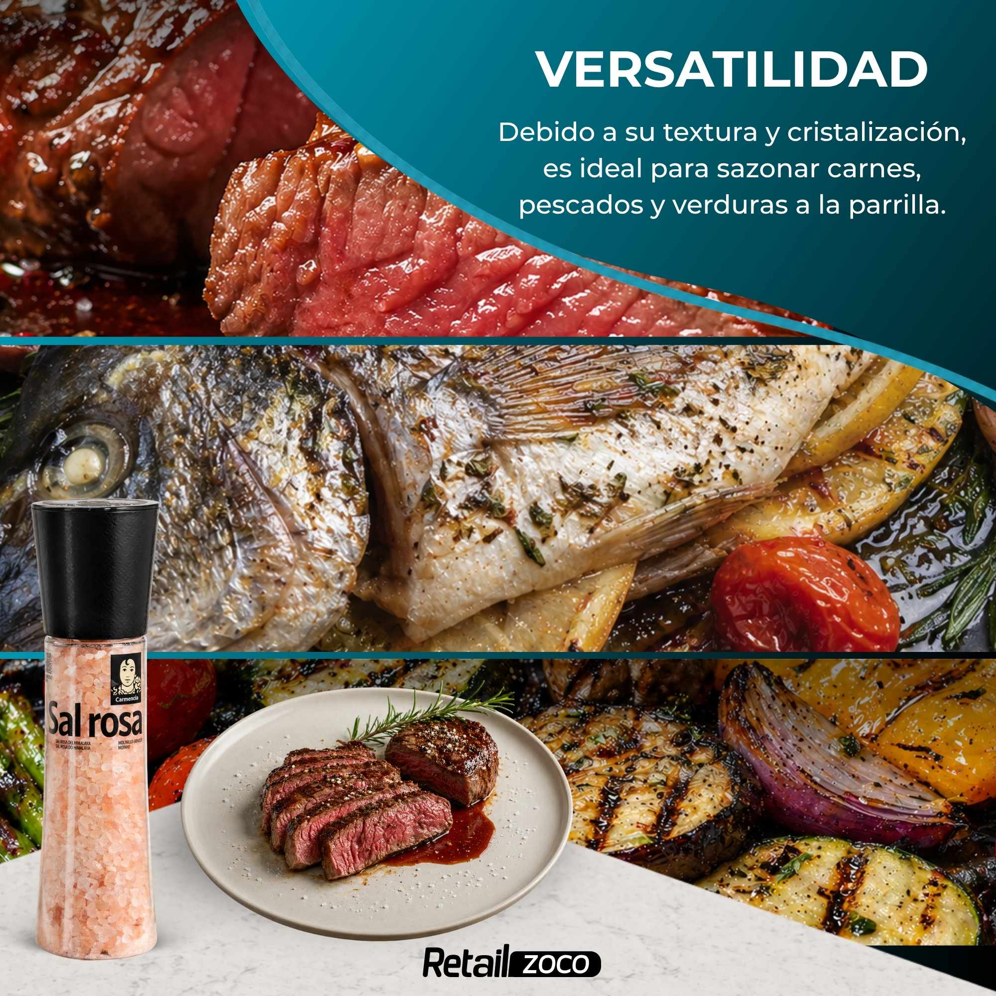Sal Rosa del Himalaya Carmencita 370 g - imagen 3