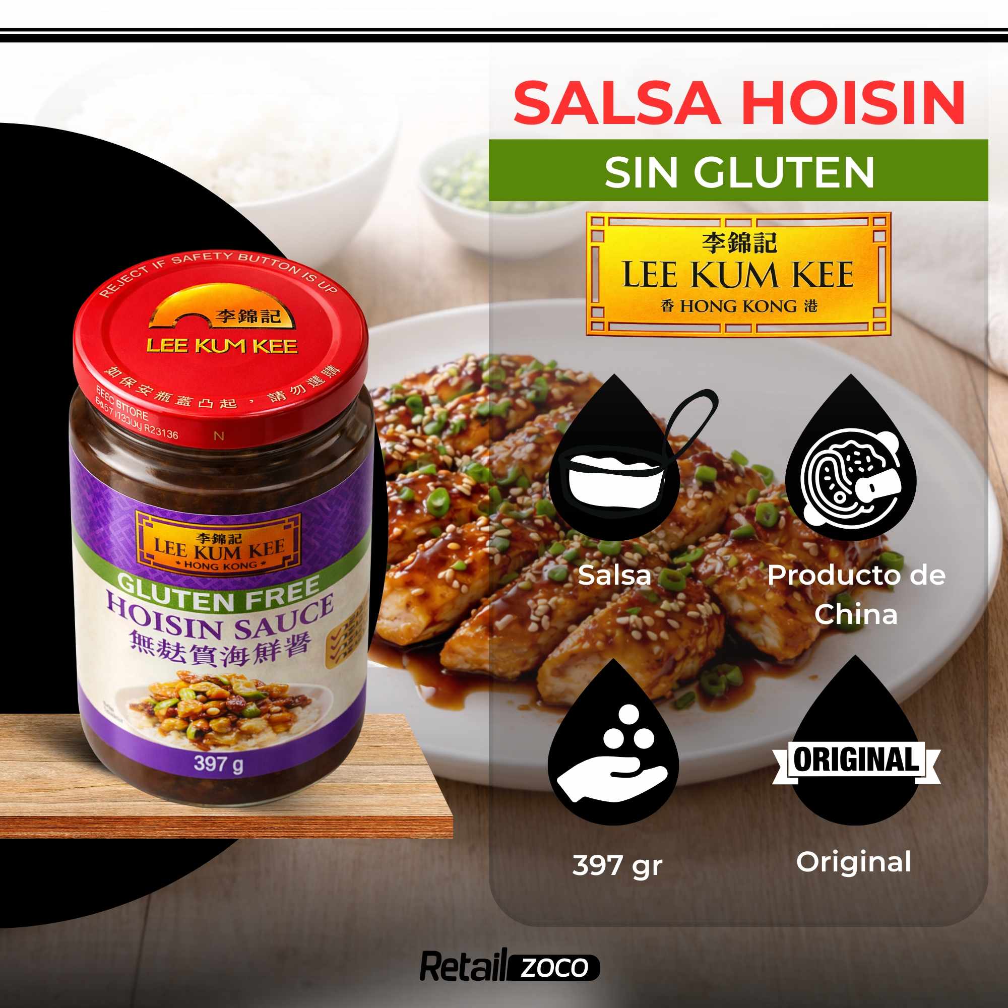 Salsa Hoisin 397g sin gluten - imagen 2