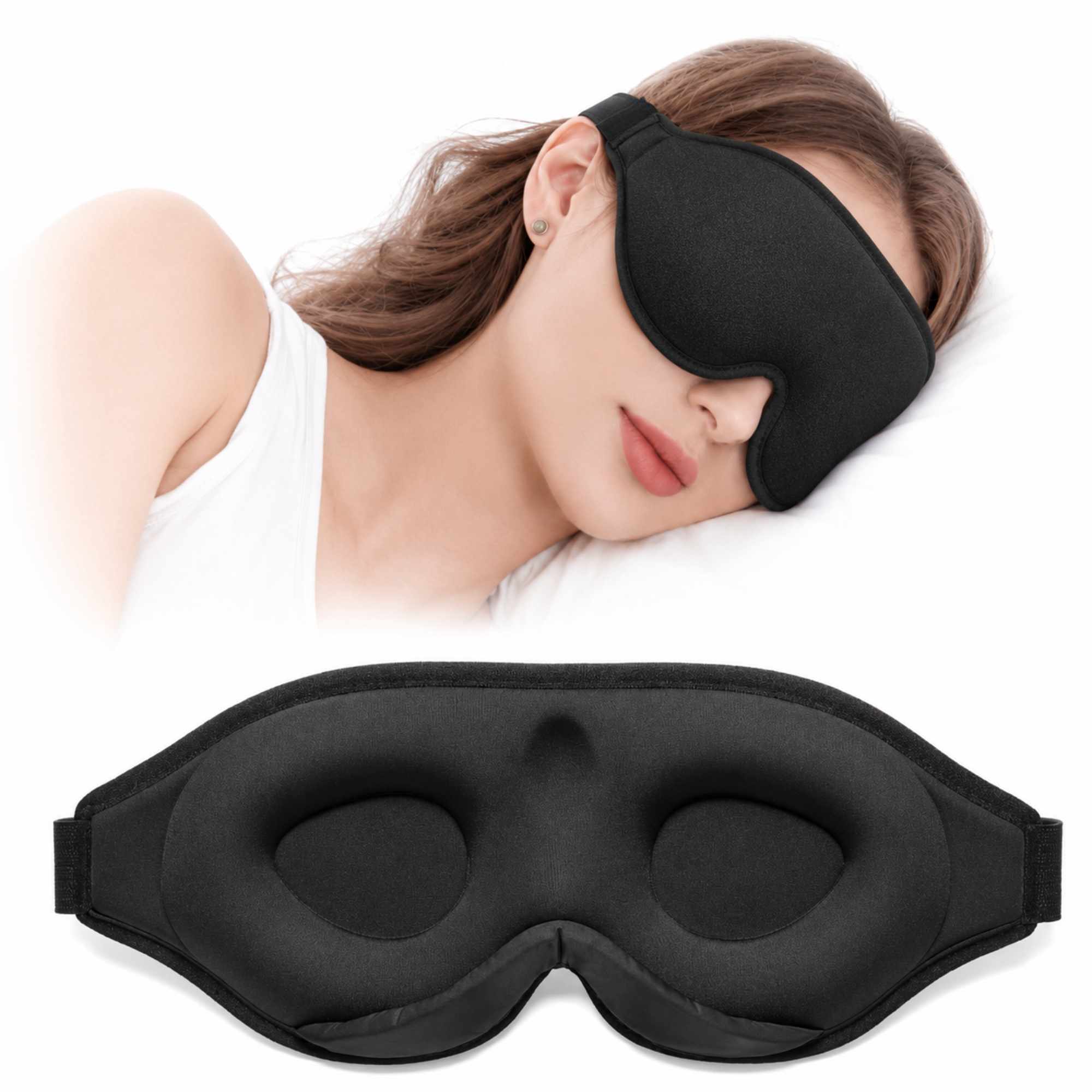 Antifaz para Dormir Negro