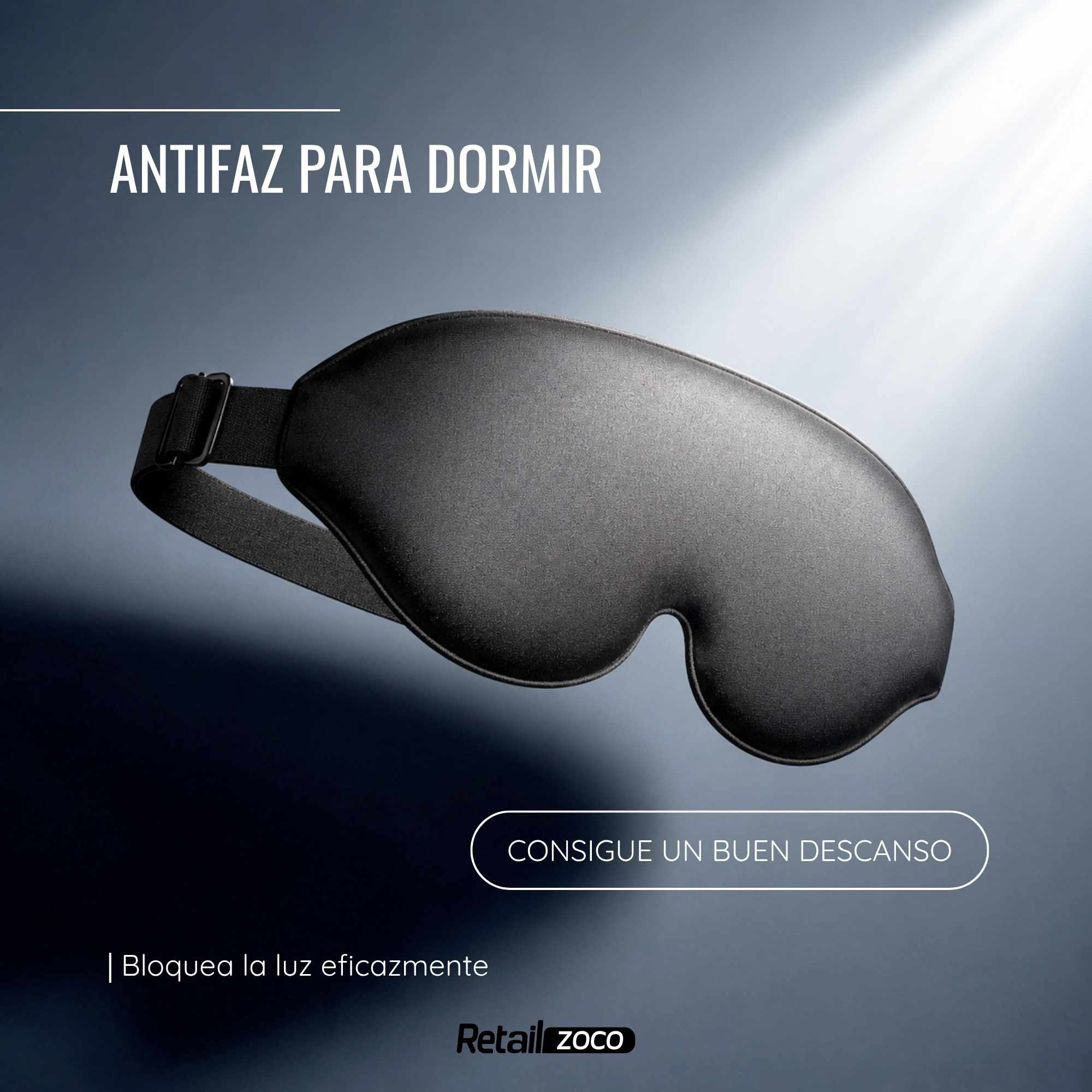 Antifaz para Dormir Negro - imagen 2