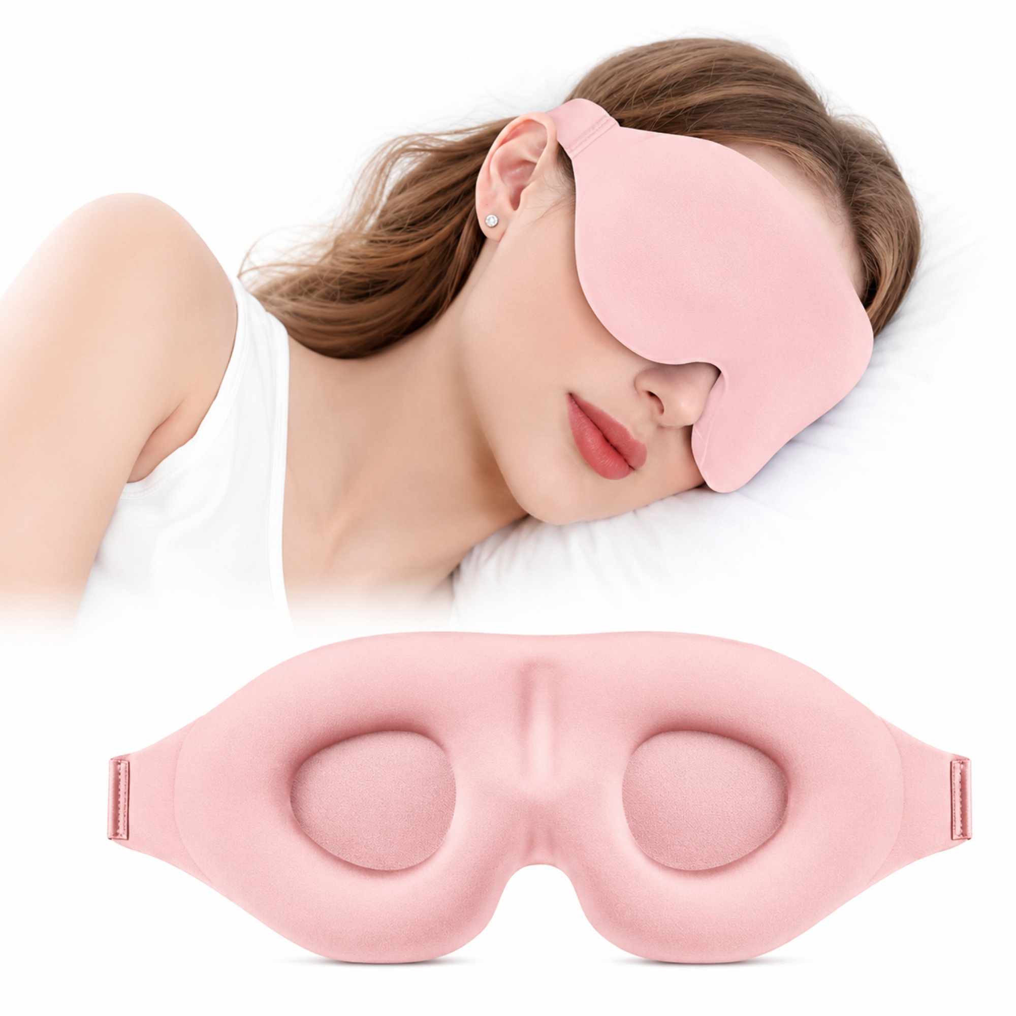 Antifaz para Dormir Rosa