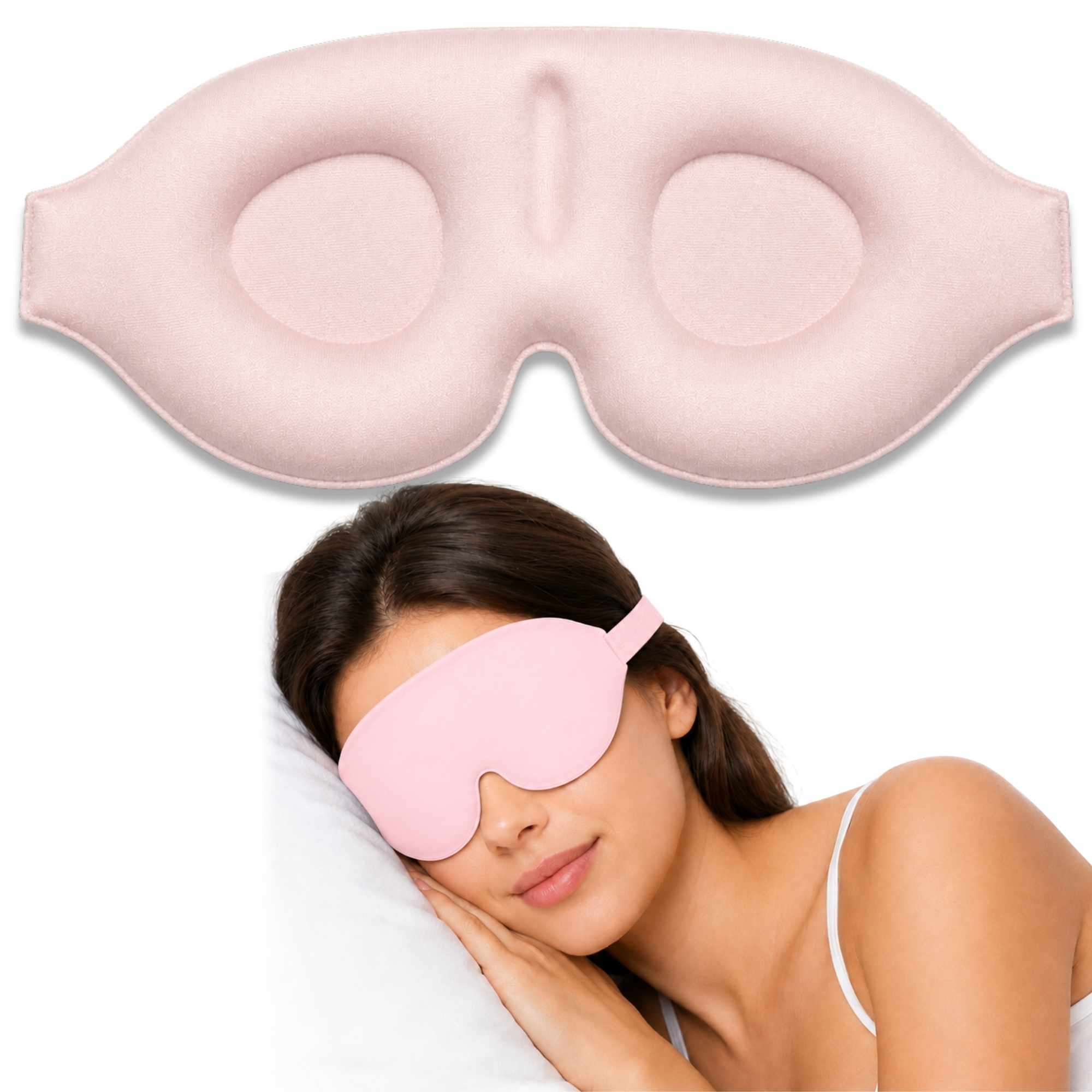 Antifaz para Dormir Rosa