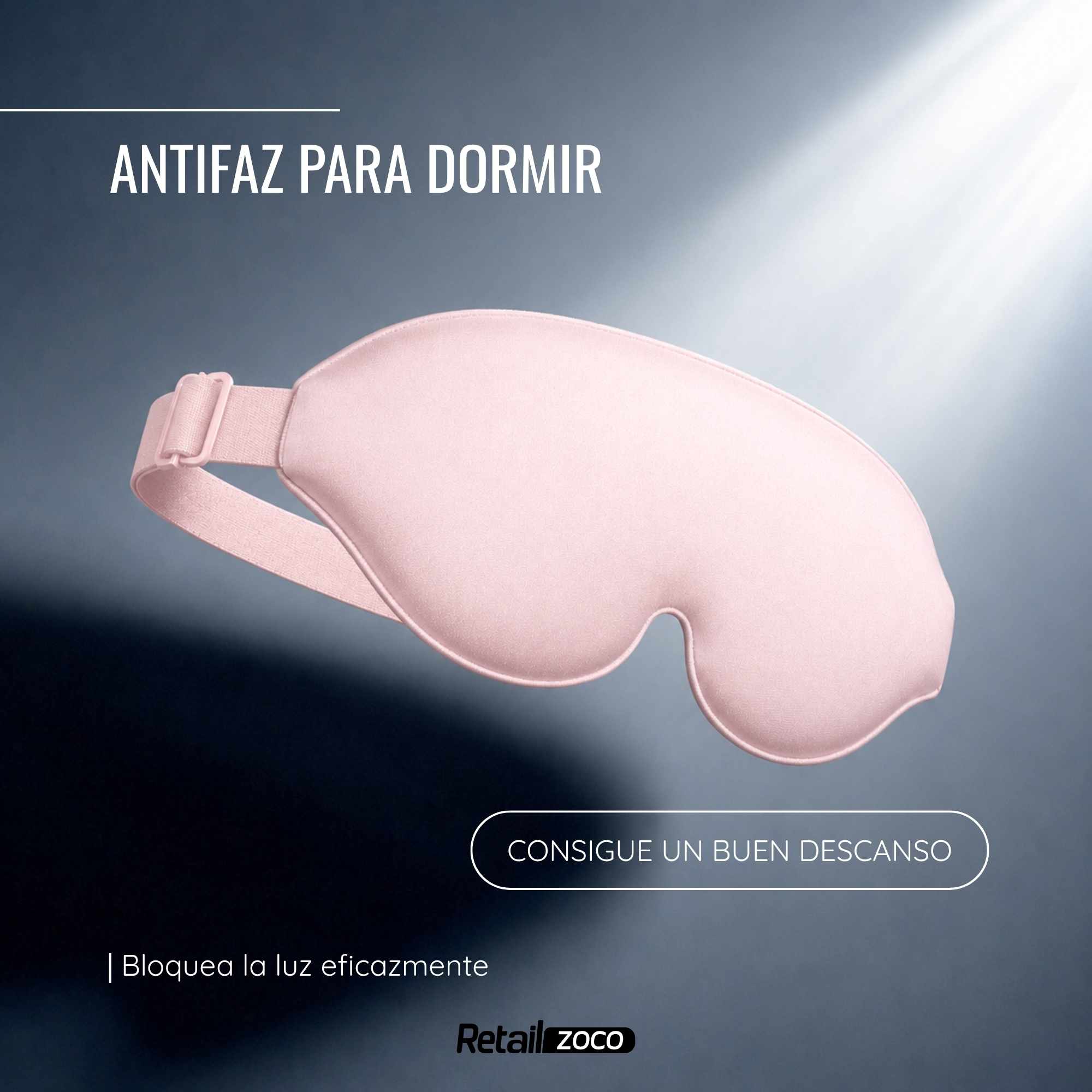 Antifaz para Dormir Rosa - imagen 2