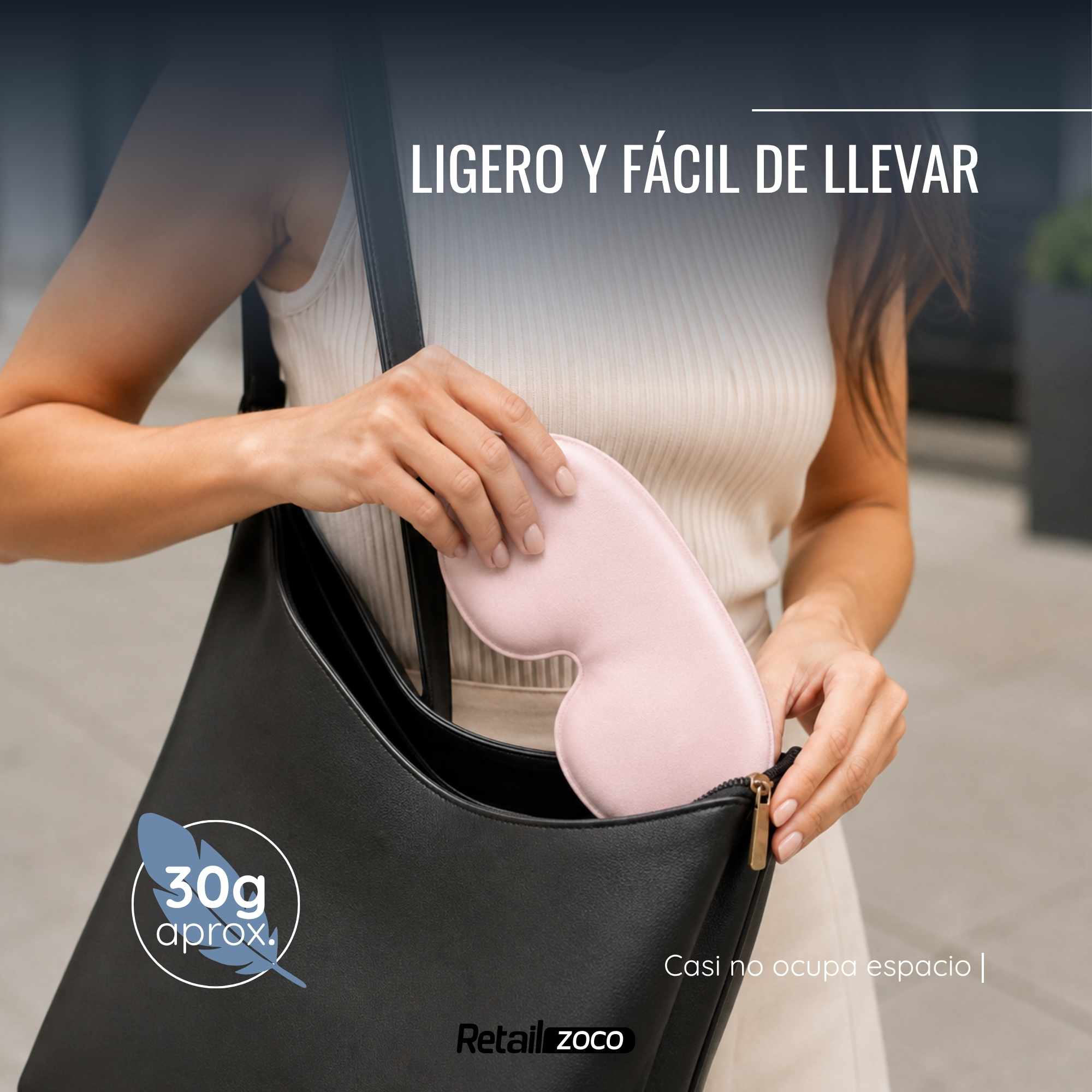 Antifaz para Dormir Rosa - imagen 5