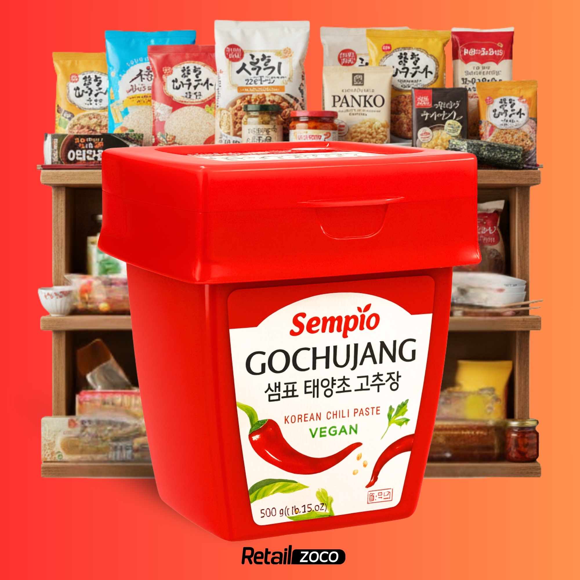 Pasta de chile Gochujang Coreana Vegana 250 g - imagen 6