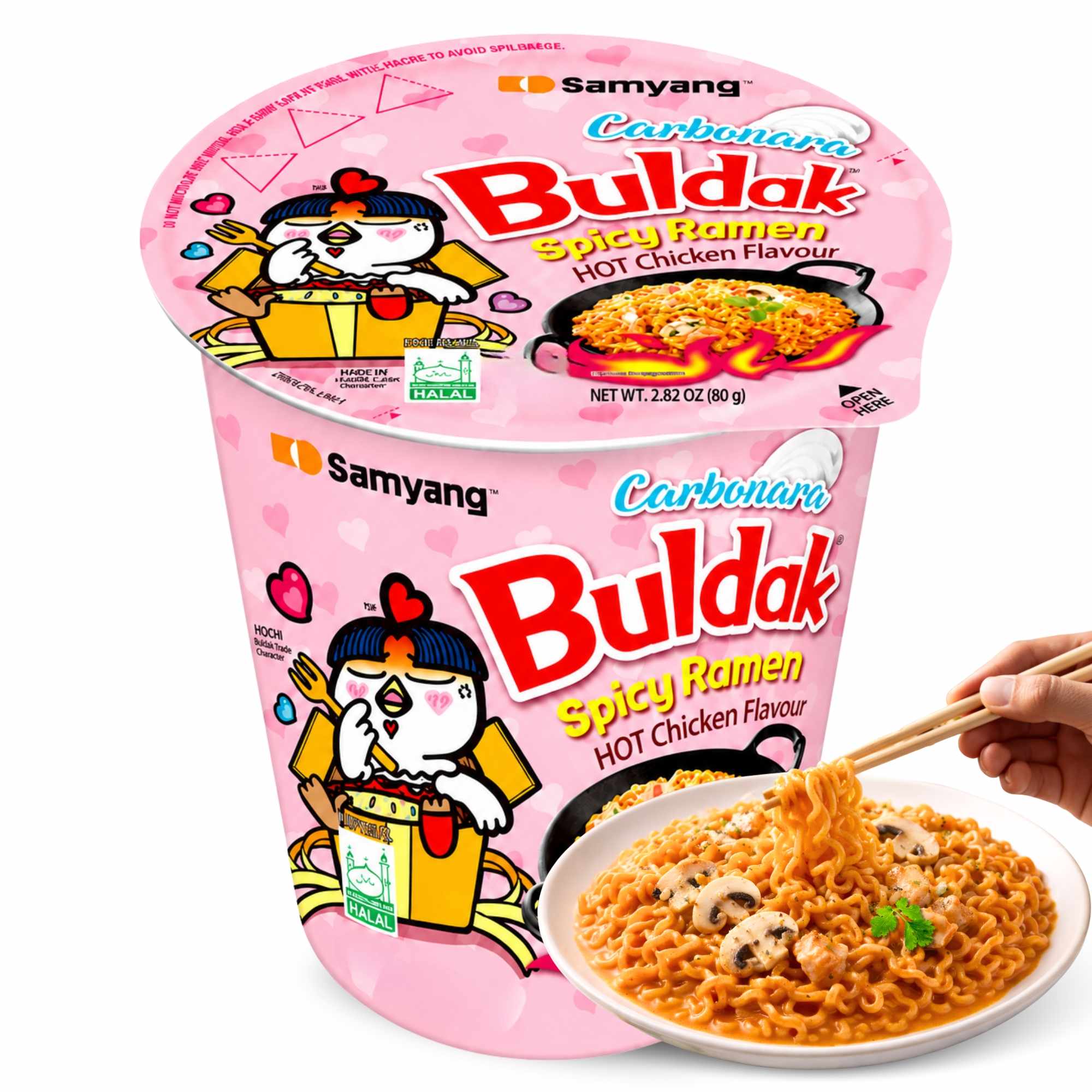 Hot Chicken Ramen Buldak Carbonara 80 g