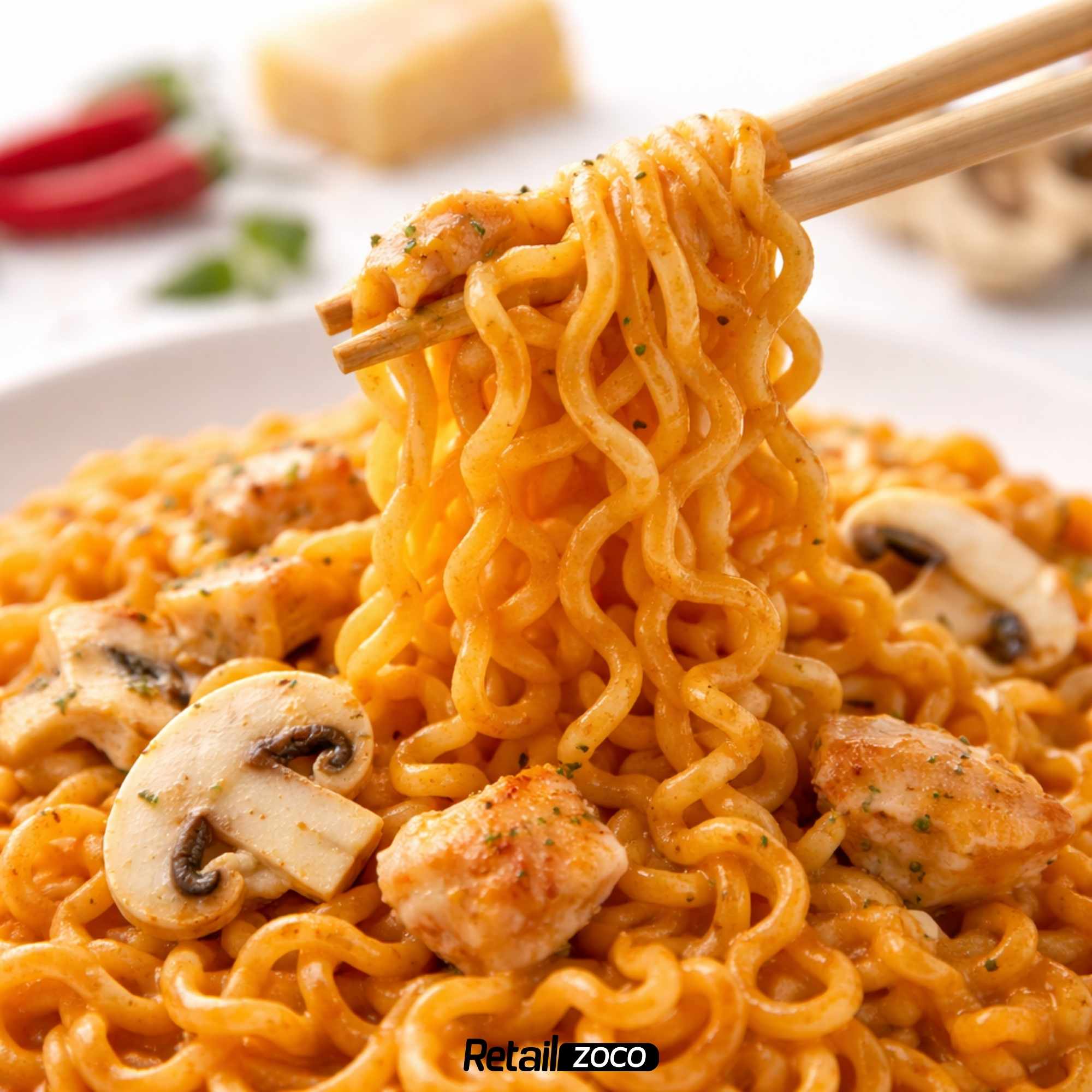 Hot Chicken Ramen Buldak Carbonara 80 g - imagen 6