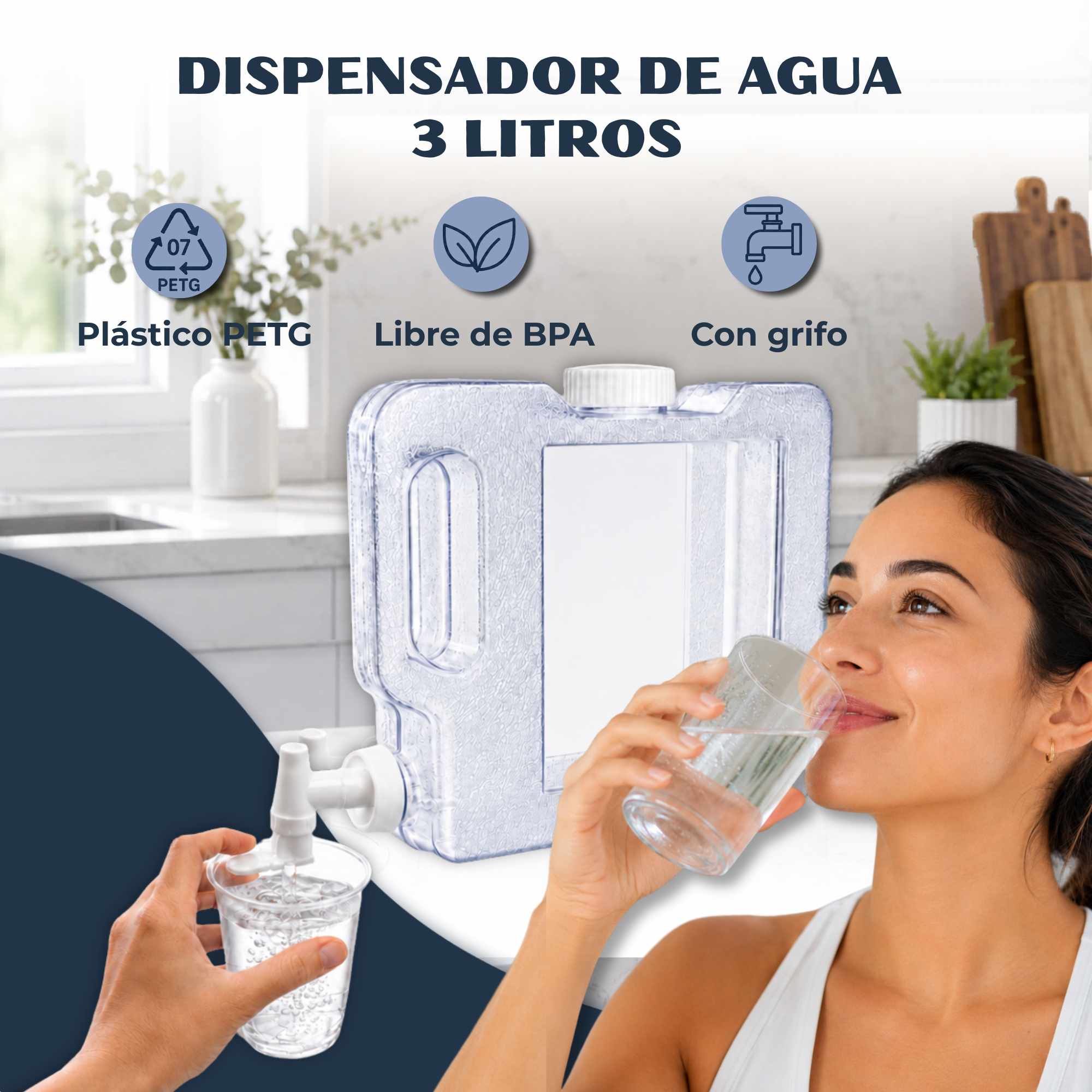 Dispensador de bebida para frigorifico 3 Litros - imagen 2