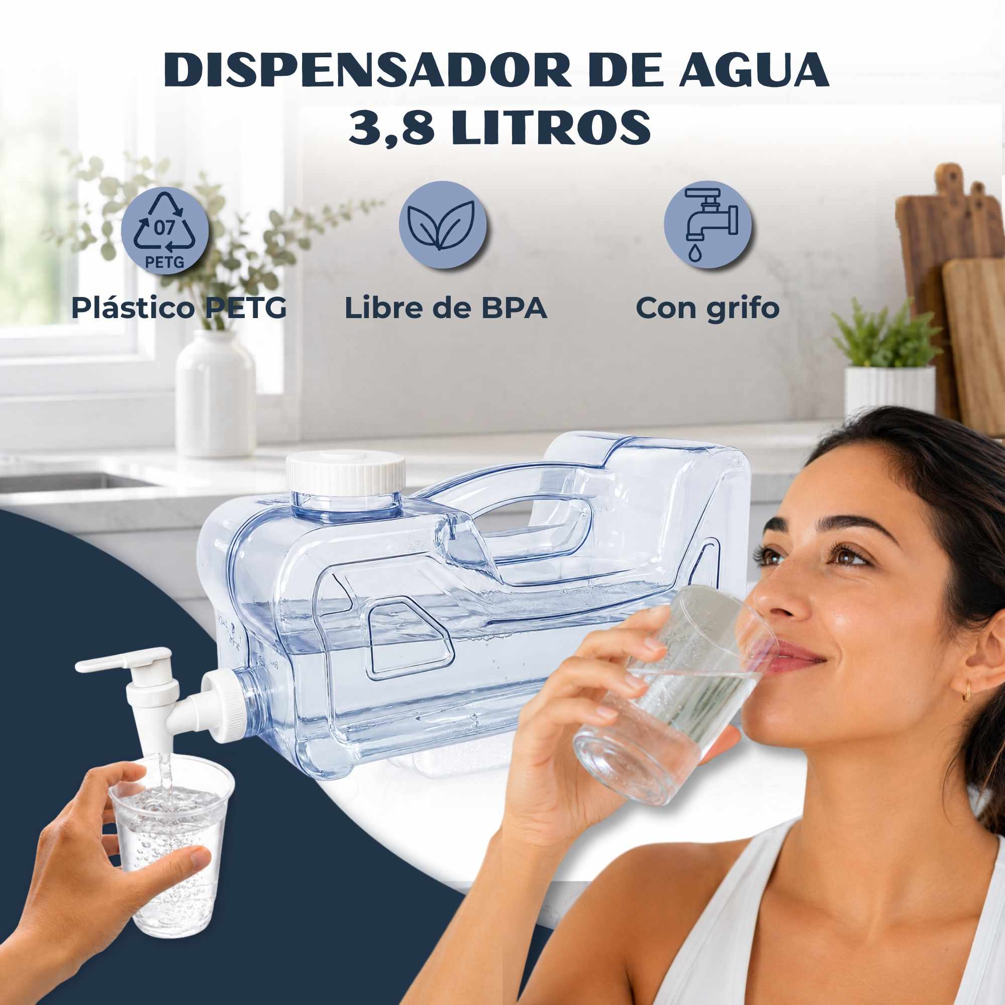 Dispensador de bebida para frigorifico 3.80 Litros - imagen 2