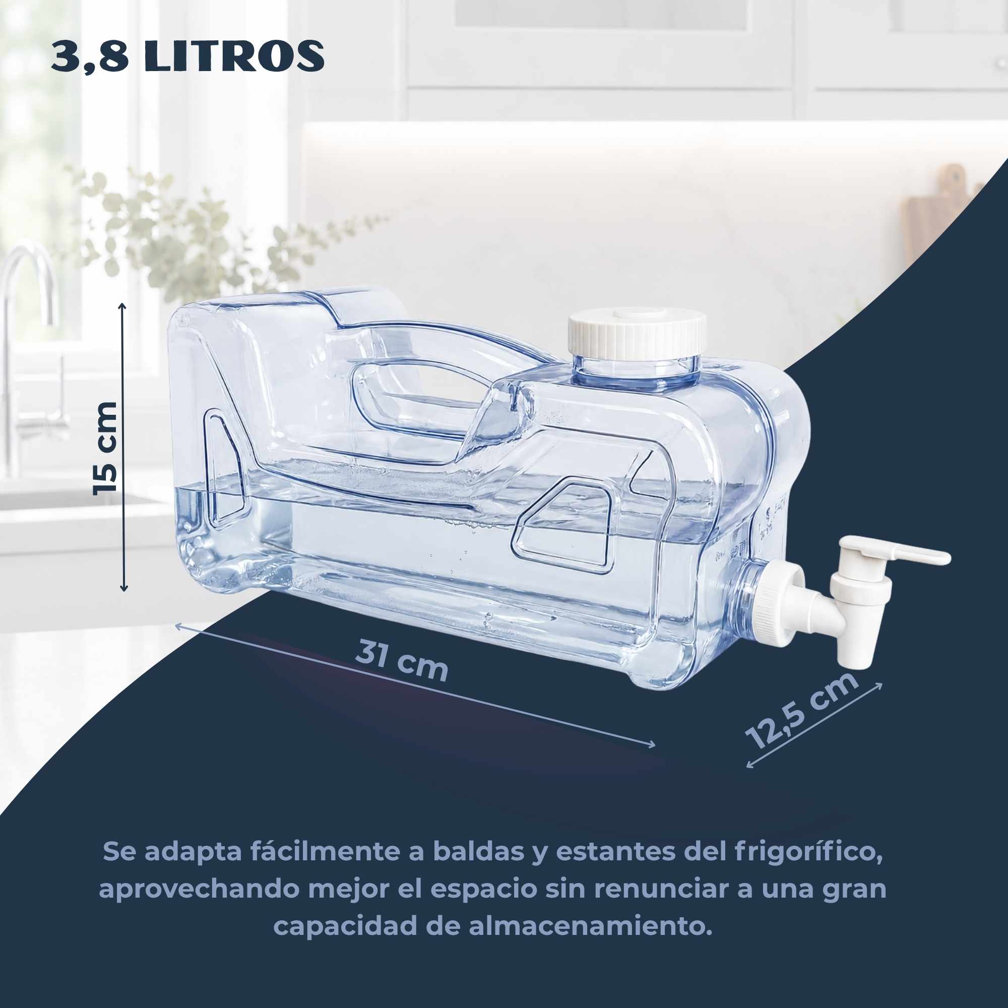 Dispensador de bebida para frigorifico 3.80 Litros - imagen 6