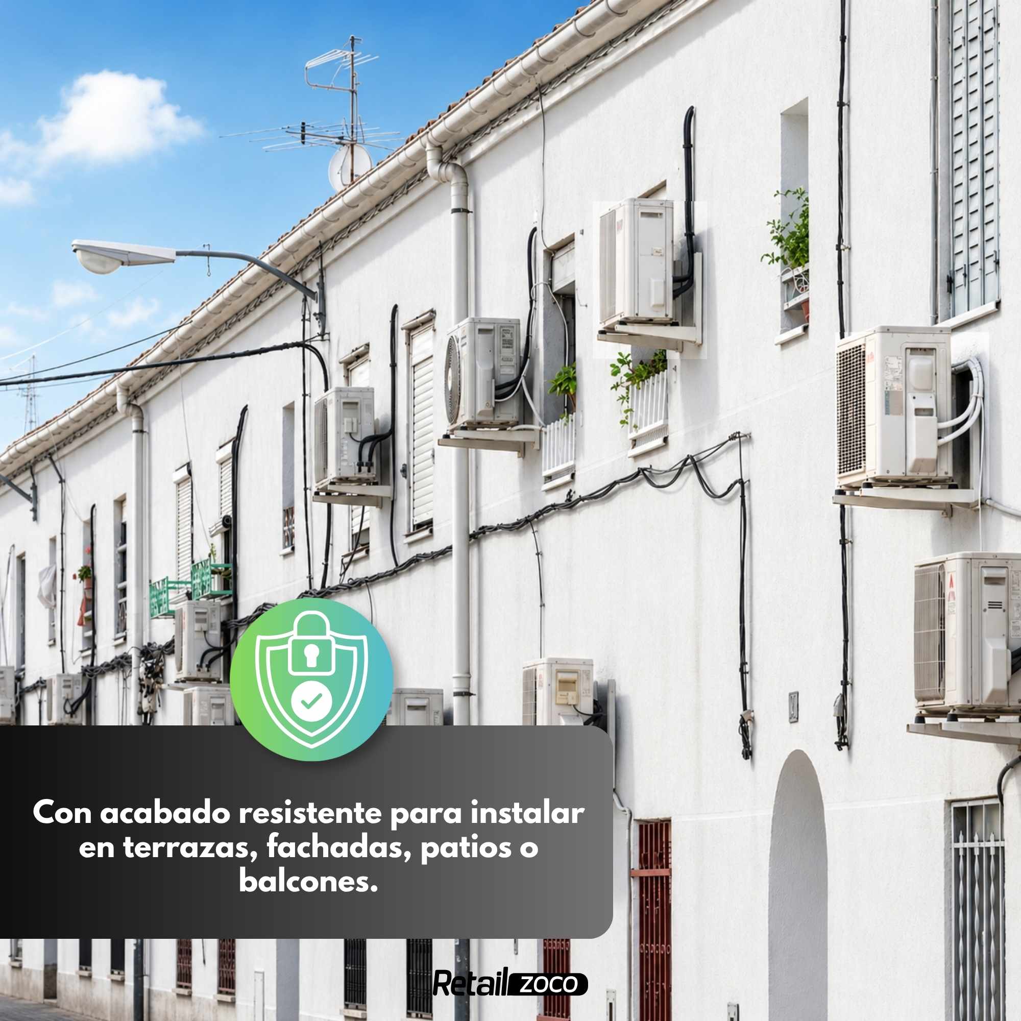 Soportes unidad exterior aire acondicionado 50 x 45 cm - imagen 5