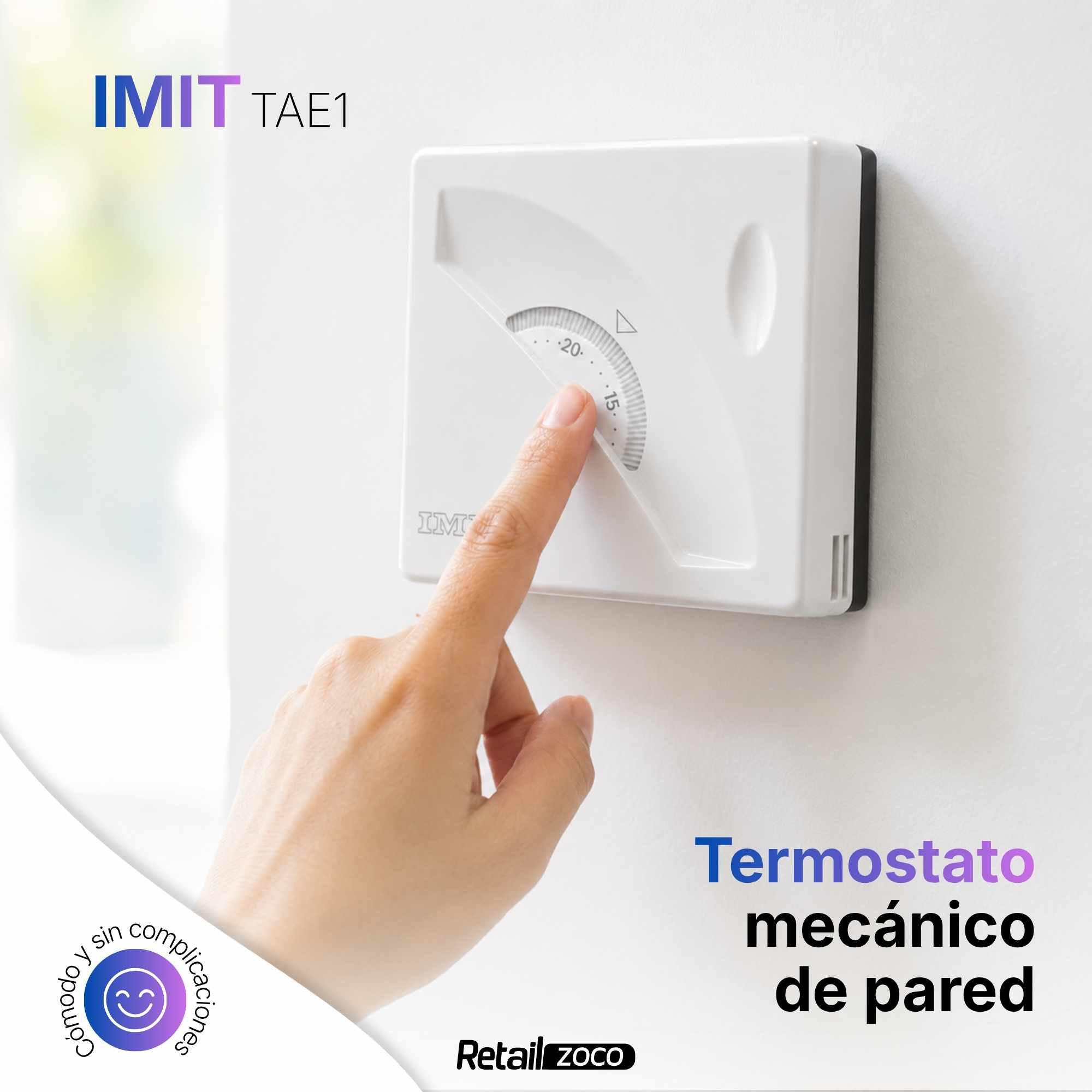 Termostato Mecánico de pared IMIT TAE1 - imagen 2