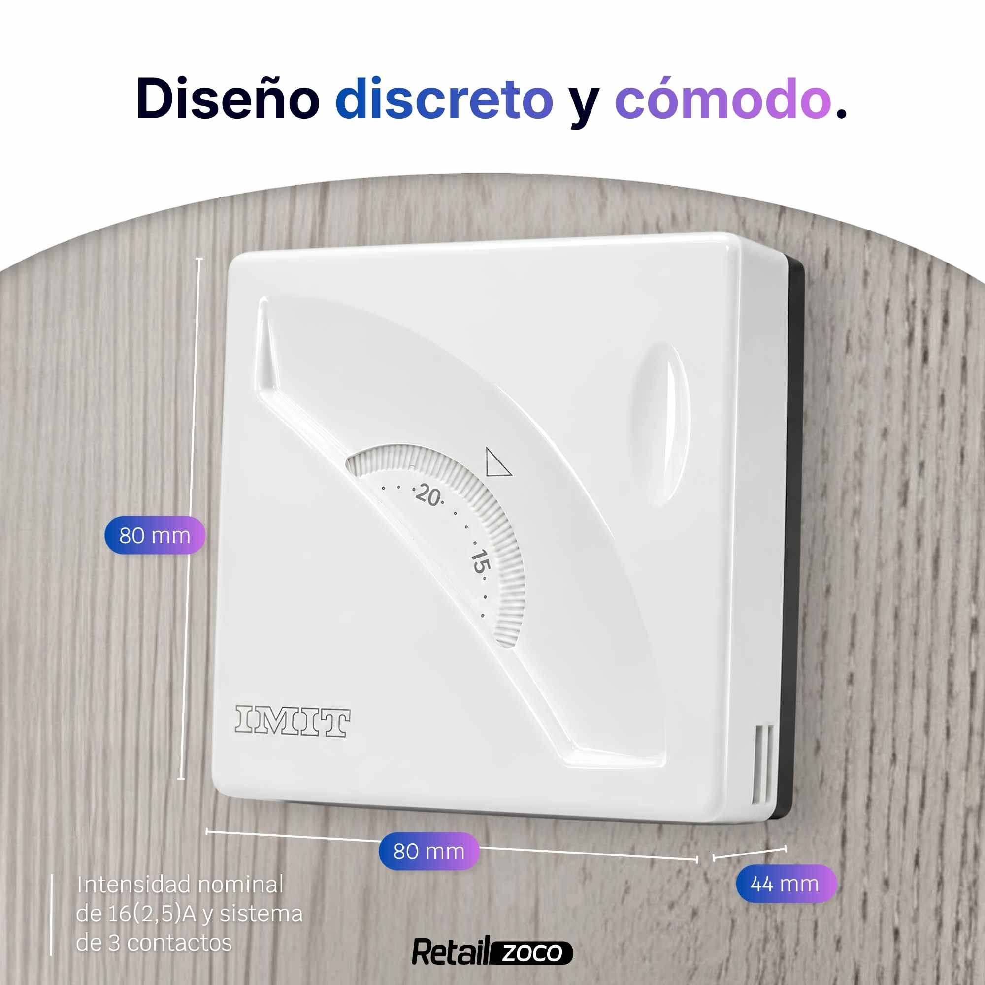 Termostato Mecánico de pared IMIT TAE1 - imagen 5