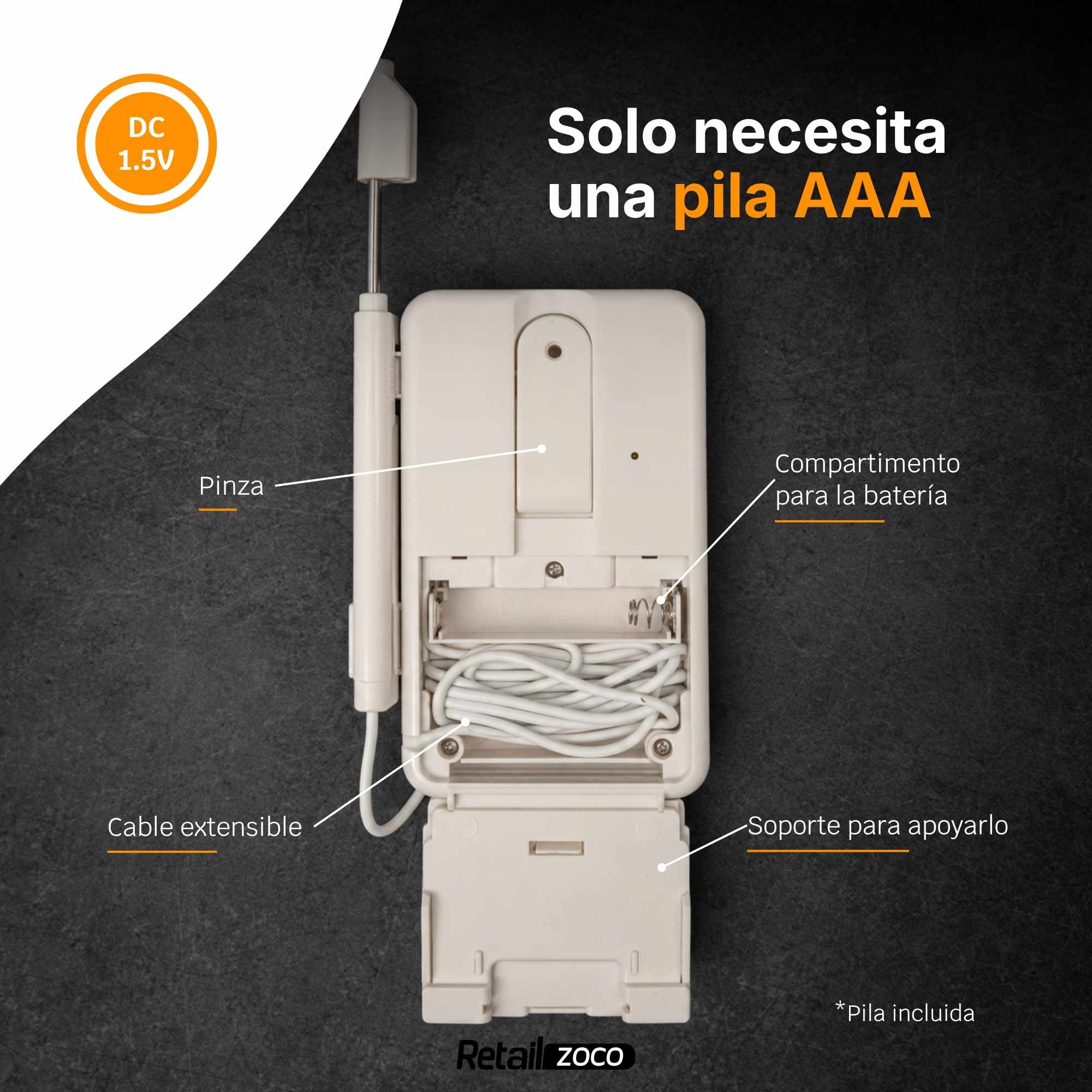 Termometro digital con sonda -50 grados a + 300 grados - imagen 5