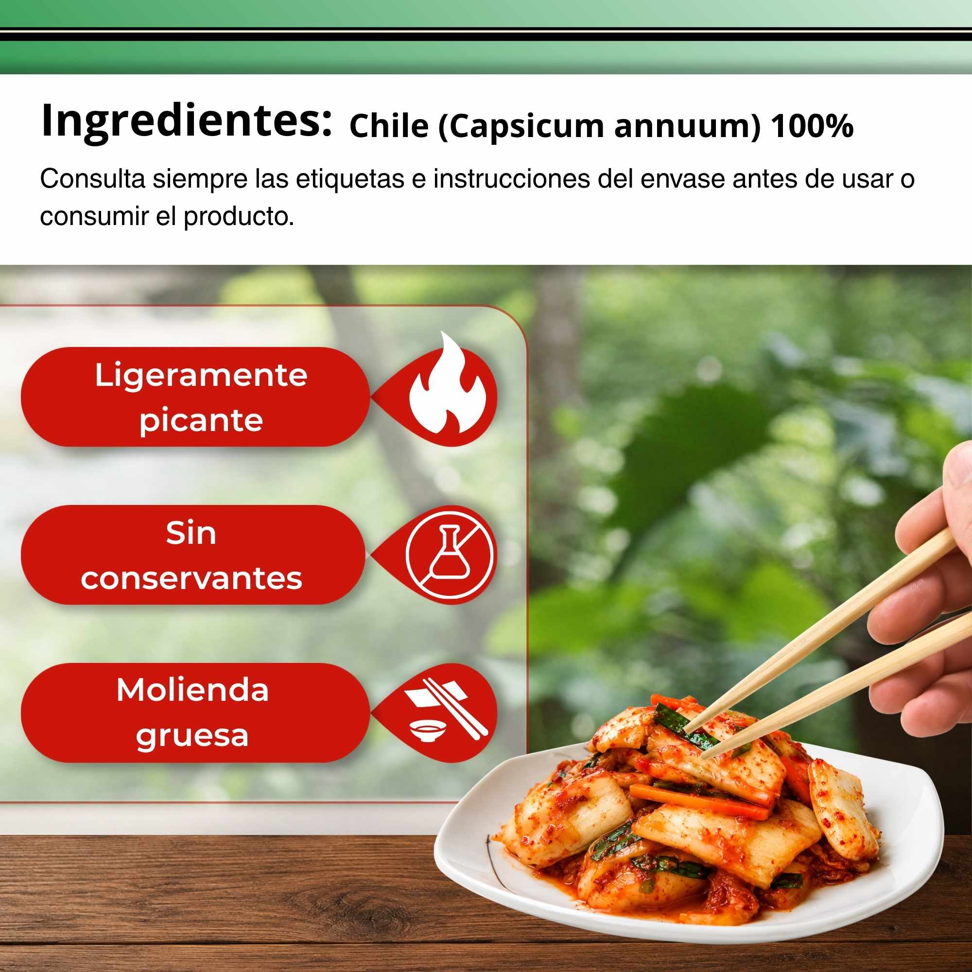 Chile coreano picante  Sempio Gochugaru 1 kg - imagen 3
