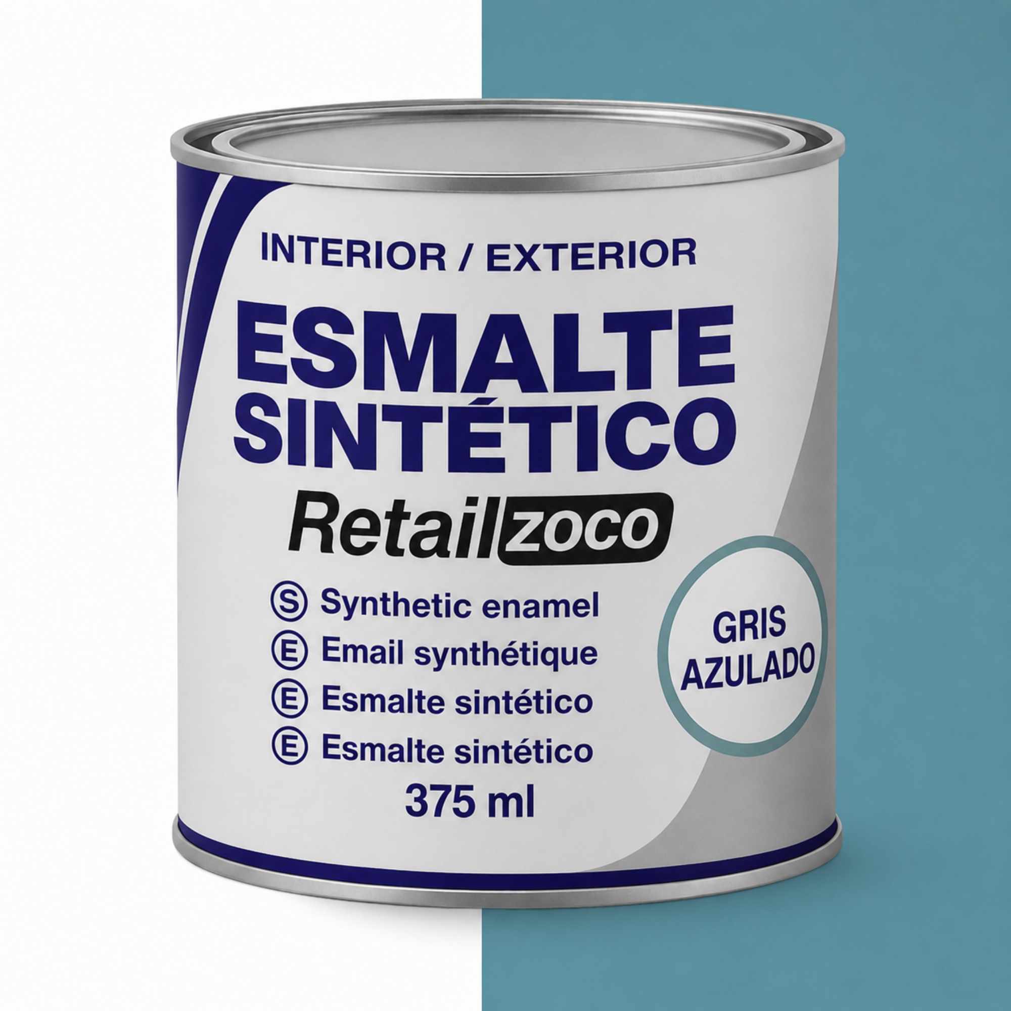 Esmalte sintetico Gris Azulado 375 ml