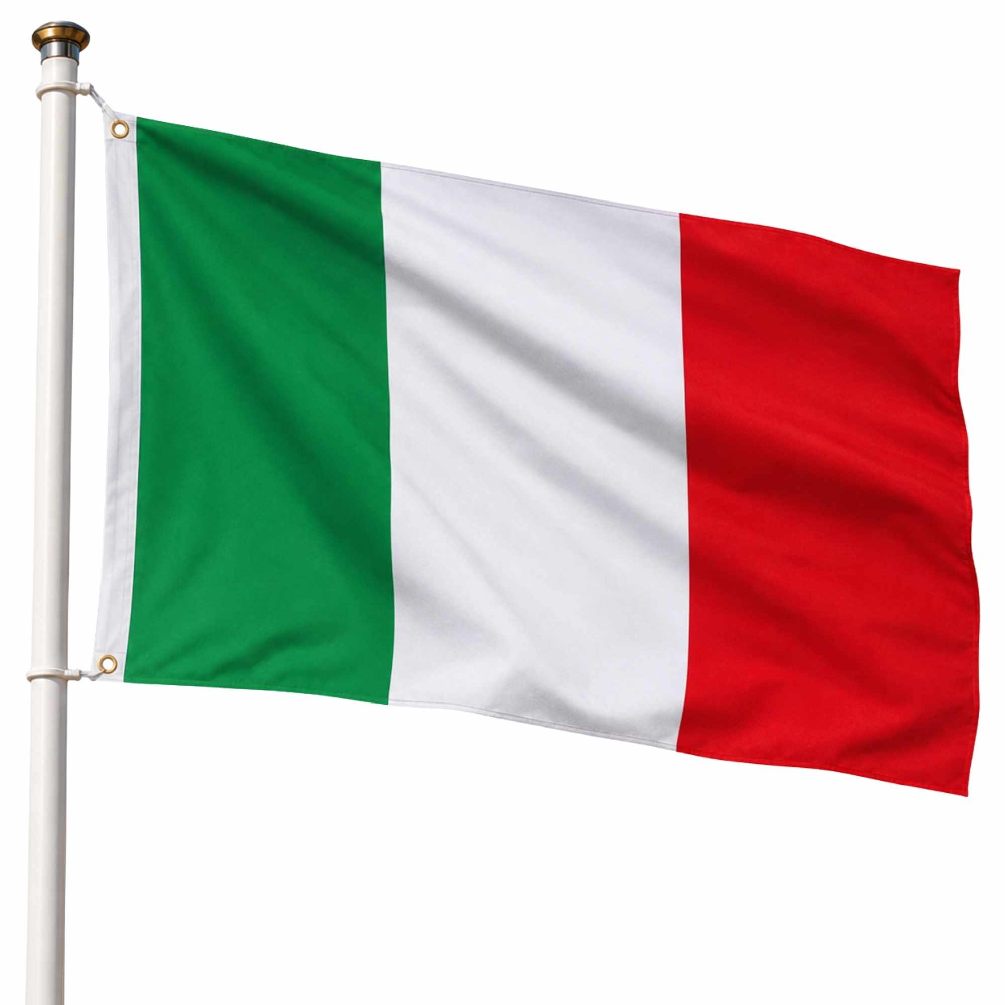 Bandera Italia grande para Exterior 90x150cm con ojales - imagen 1